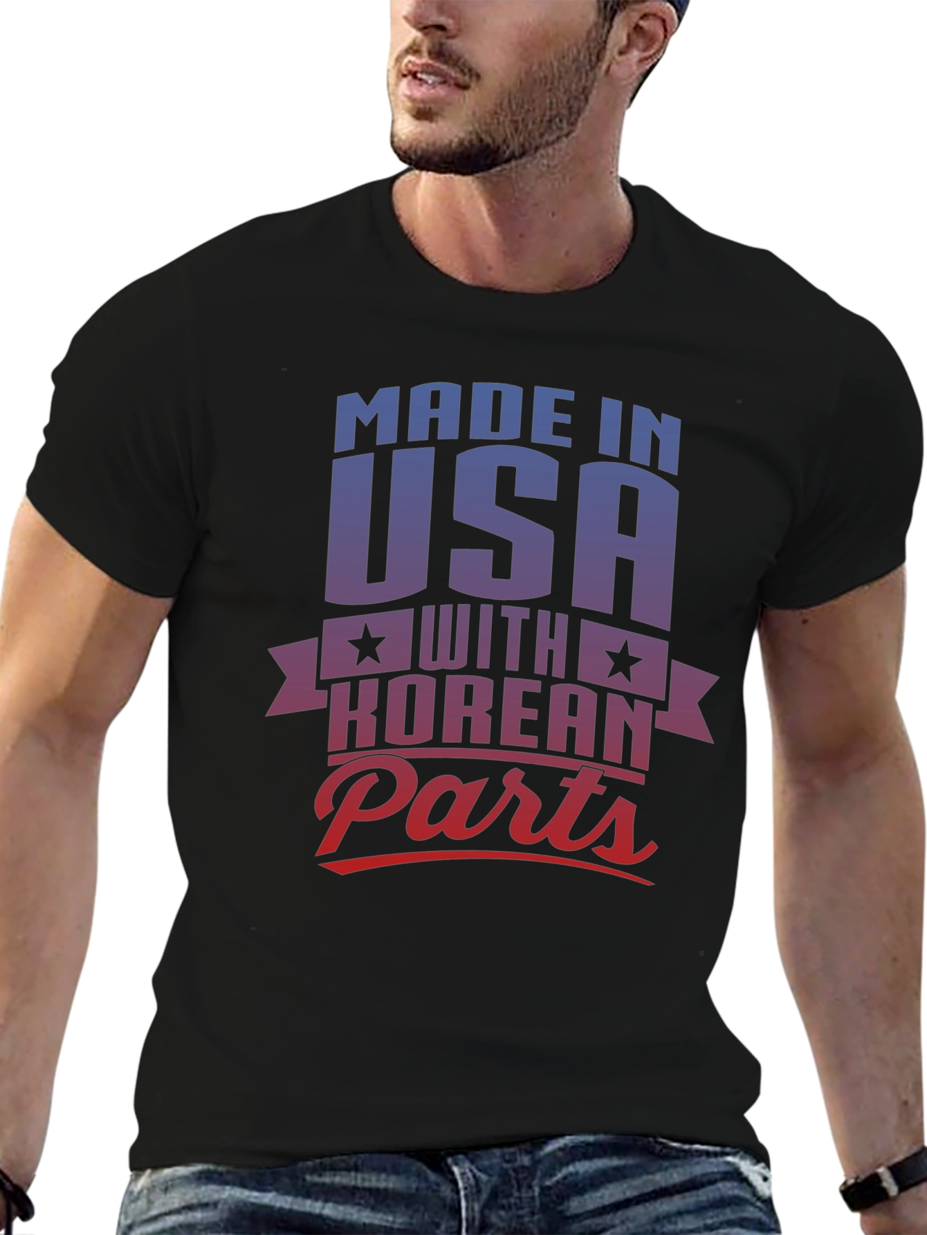 Made in USA with Korean Parts T-Shirt