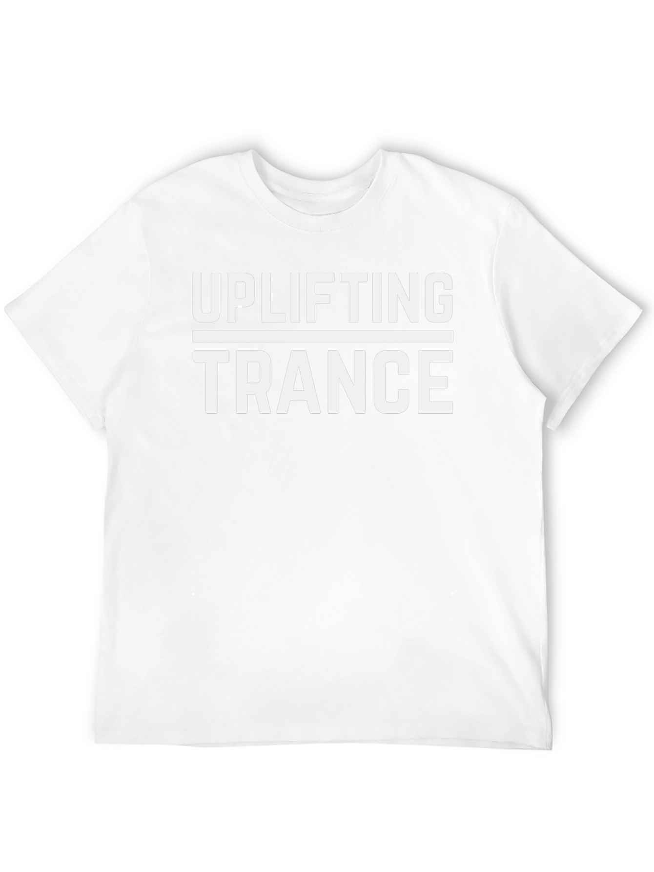 Uplifting Trance Graphic Tee - Black Cotton T-Shirt