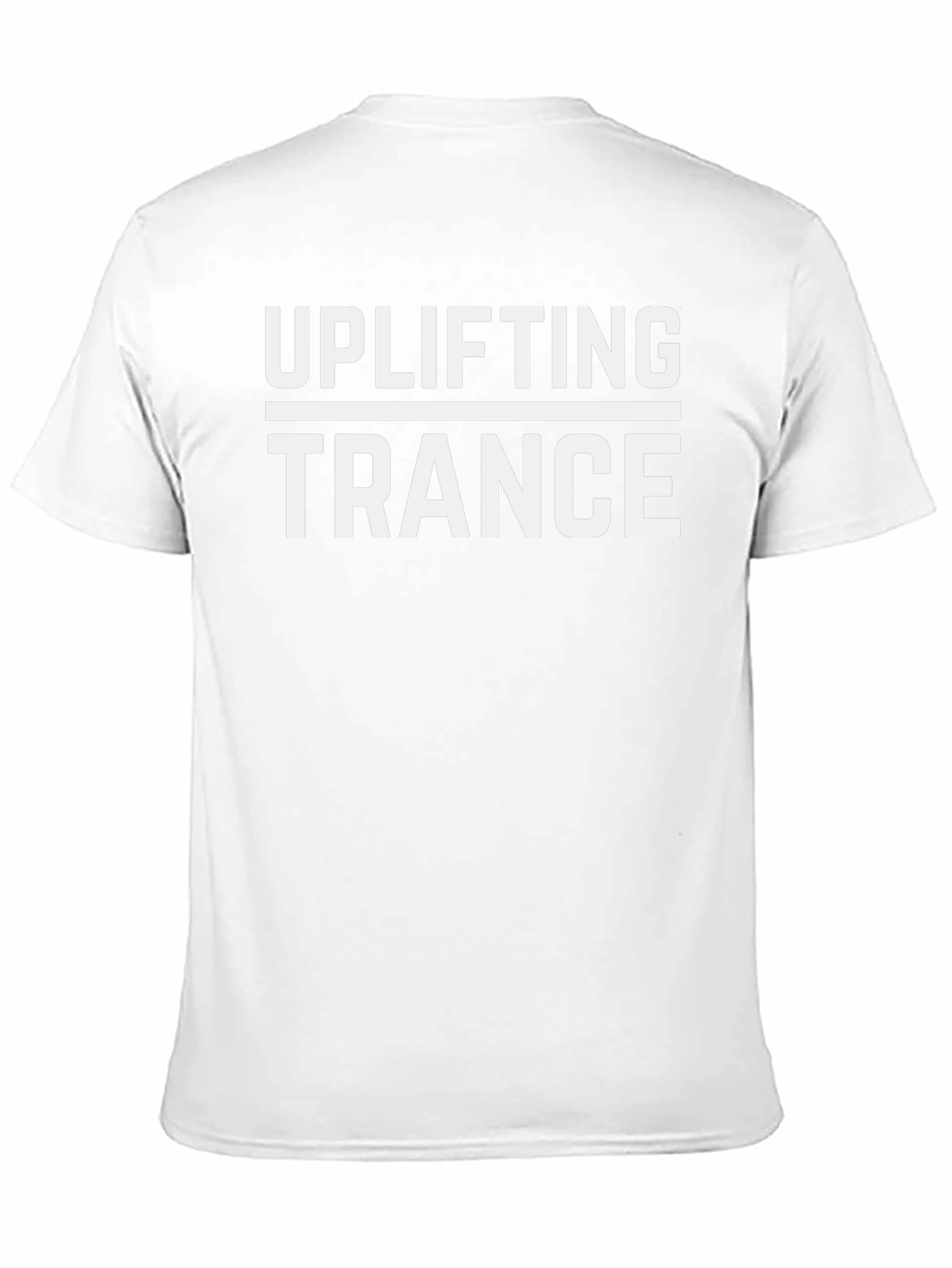 Uplifting Trance Graphic Tee - Black Cotton T-Shirt