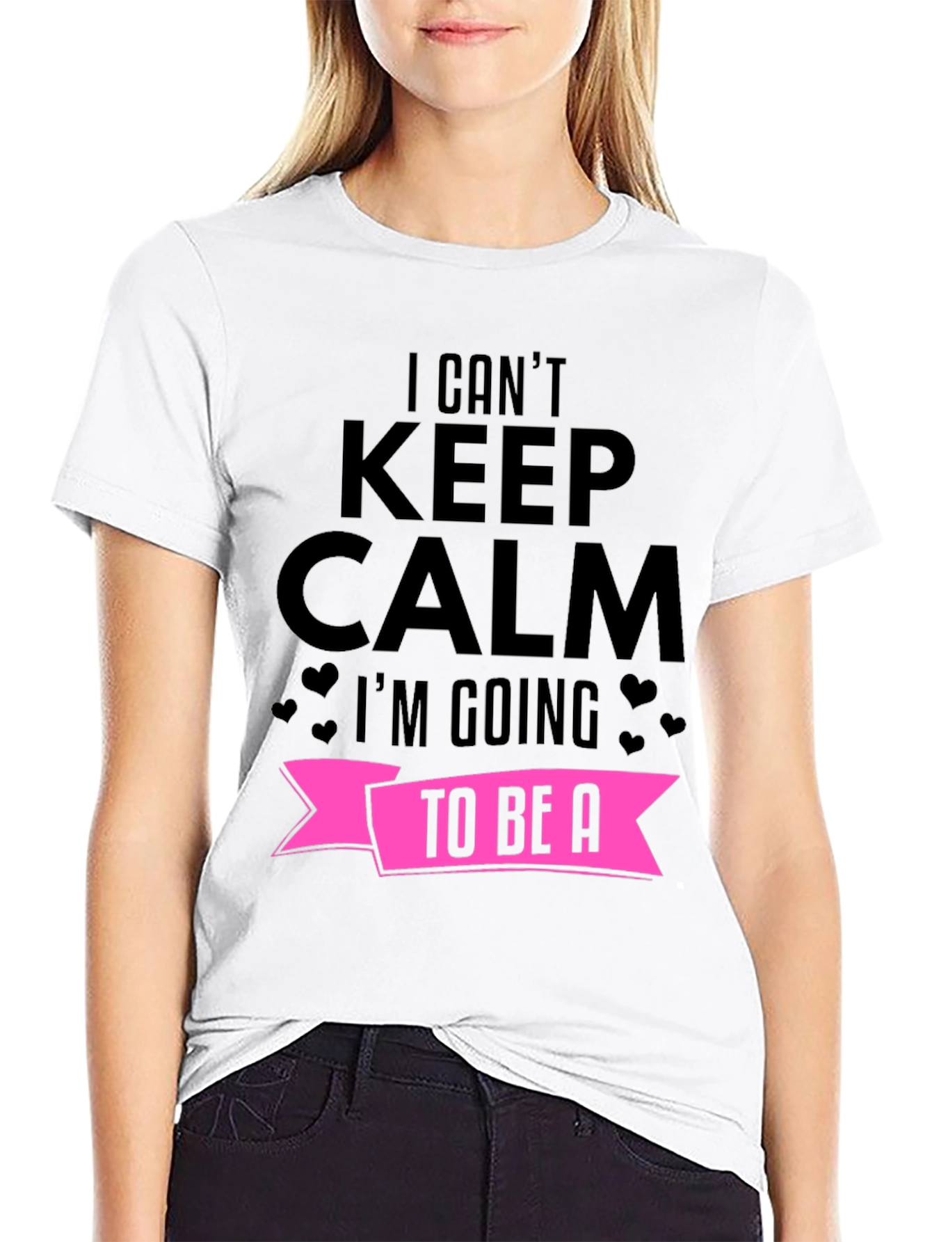 I Cant Keep Calm Pregnancy Announcement T-Shirt