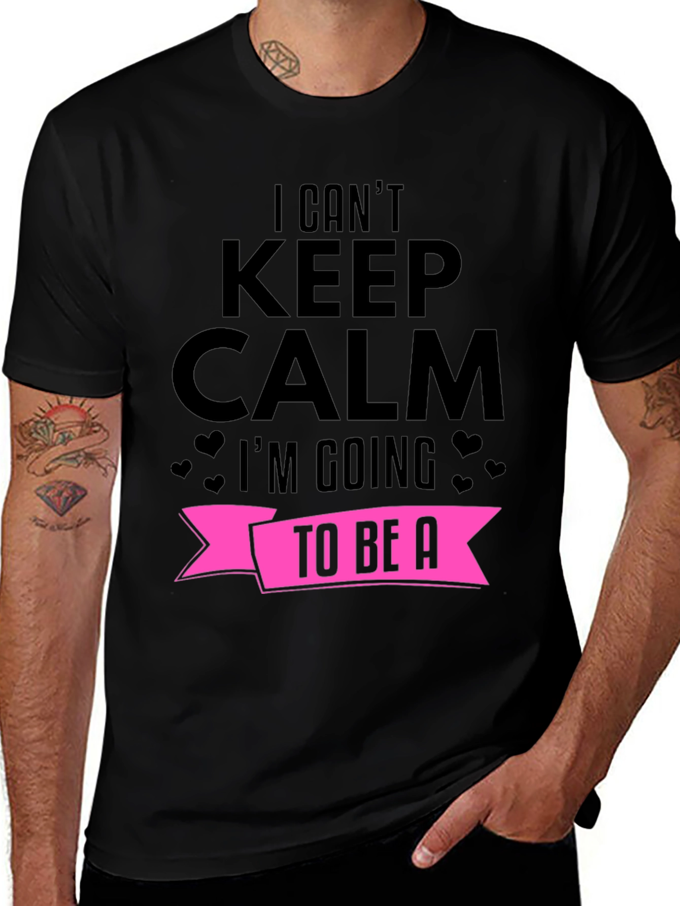 I Cant Keep Calm Pregnancy Announcement T-Shirt
