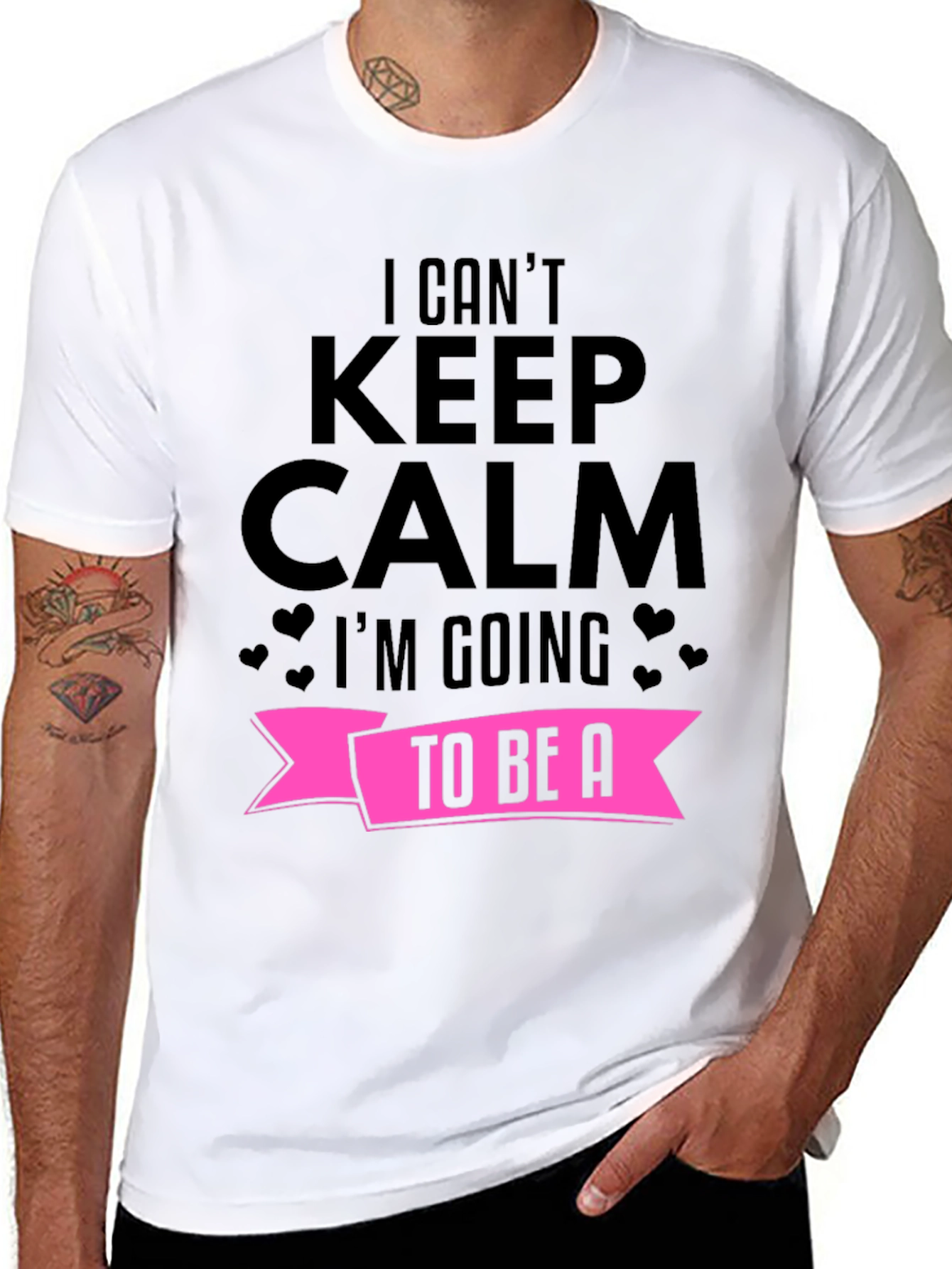 I Cant Keep Calm Pregnancy Announcement T-Shirt