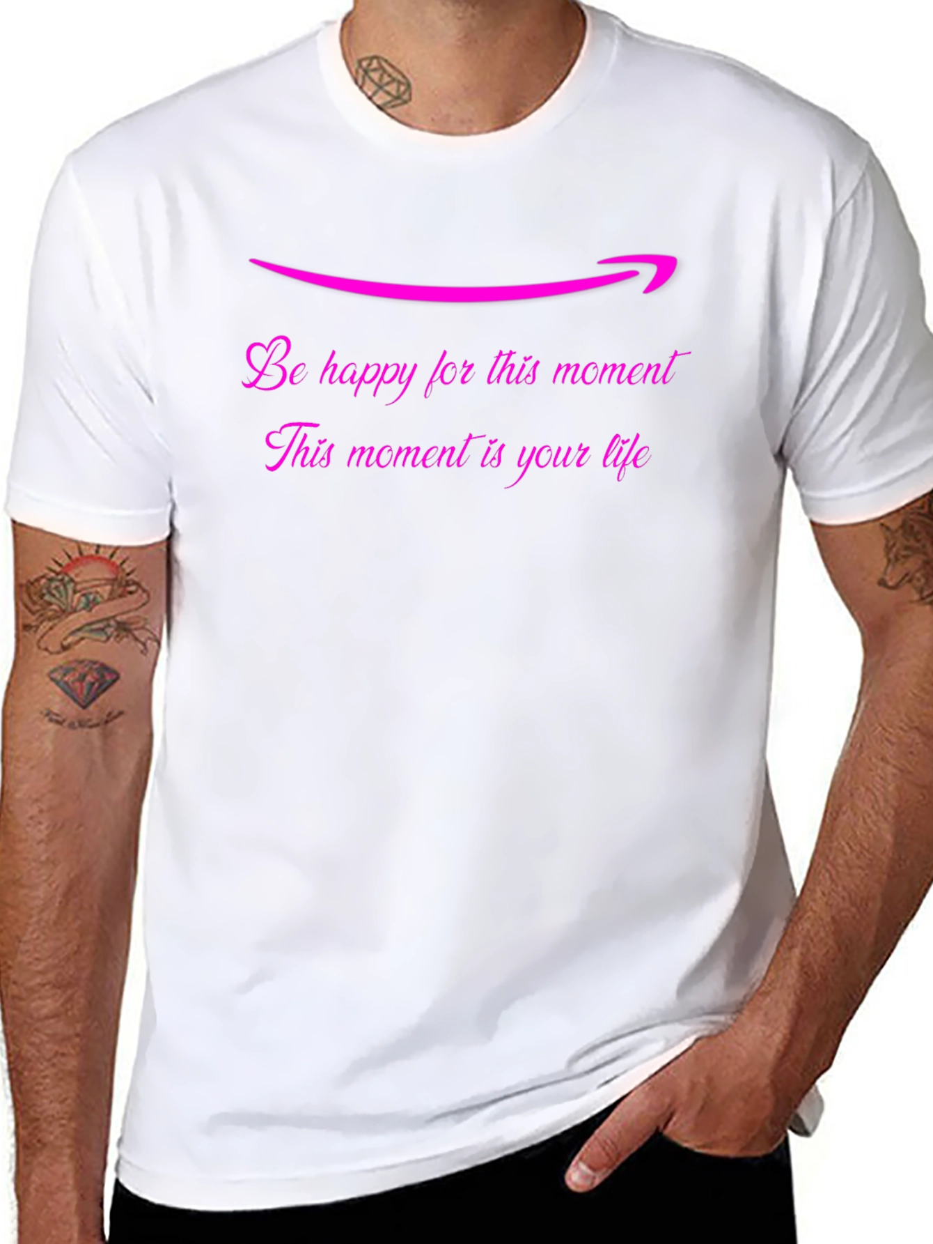 Be Happy T-Shirt: Lifes Moments Matter