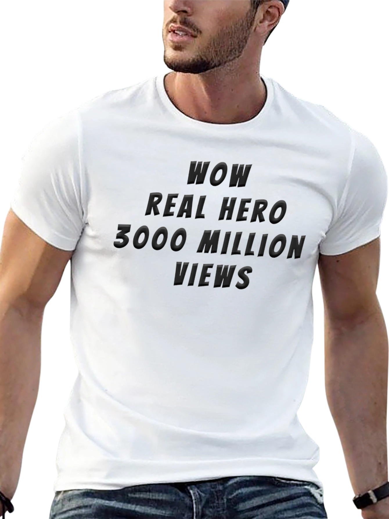 WOW Real Hero T-Shirt - 3000 Million Views