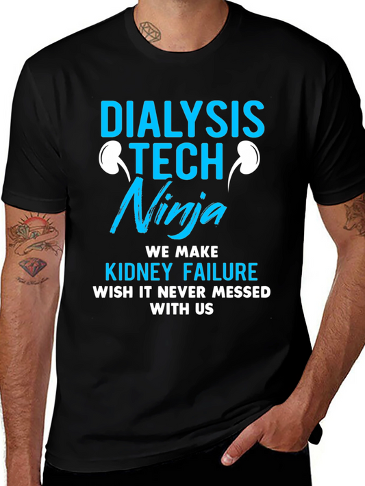 Dialysis Tech Ninja T-Shirt - Kidney Warrior Apparel