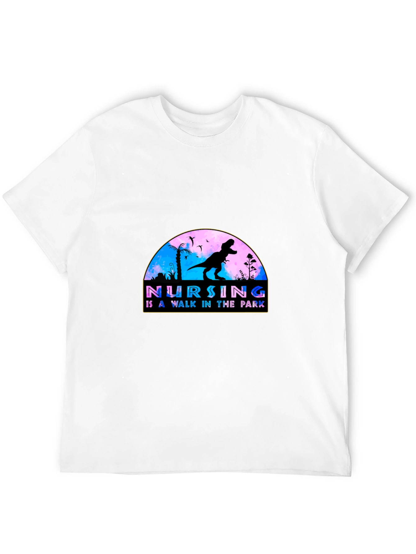 Nursing Walk in the Park T-Shirt - Black
