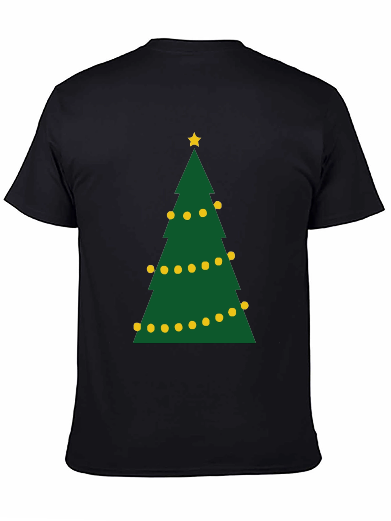 Festive Christmas Tree Graphic Tee - Holiday Apparel
