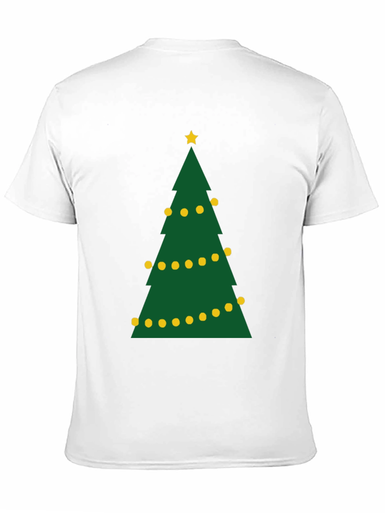 Festive Christmas Tree Graphic Tee - Holiday Apparel