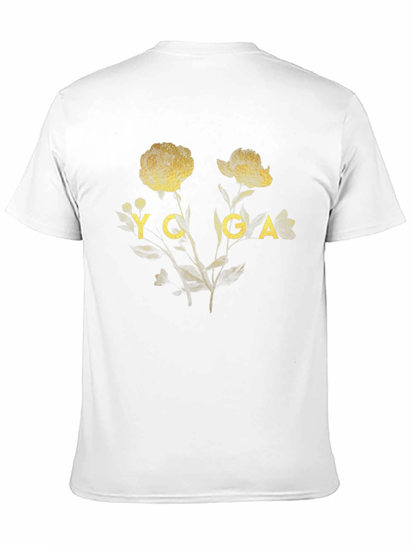 Yoga Floral Graphic T-Shirt
