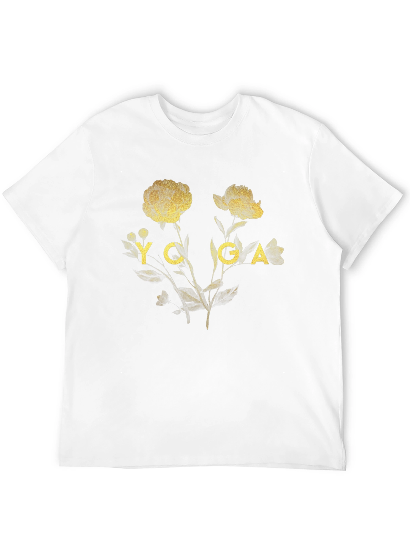 Yoga Floral Graphic T-Shirt