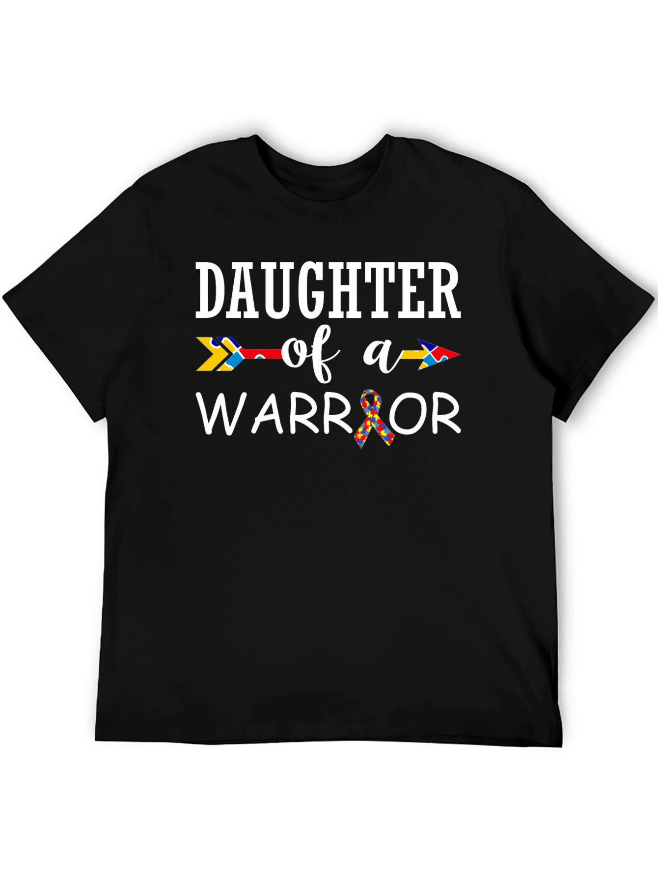 Daughter of a Warrior Autism Awareness T-Shirt