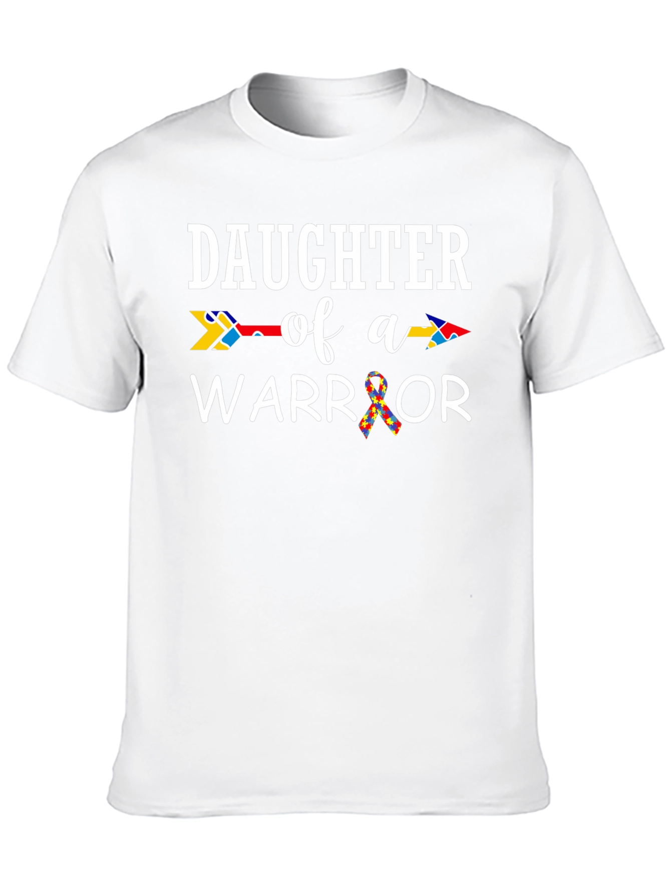 Daughter of a Warrior Autism Awareness T-Shirt