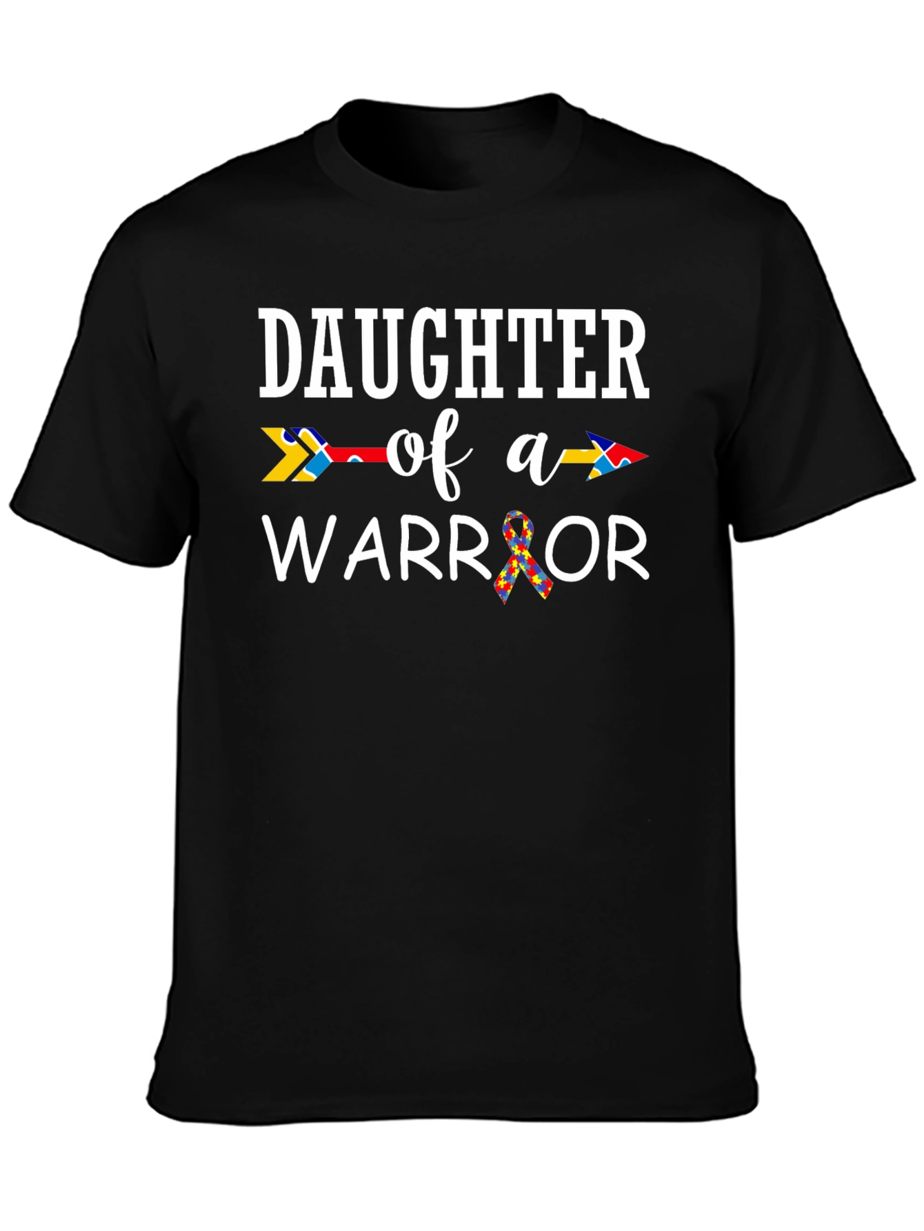 Daughter of a Warrior Autism Awareness T-Shirt