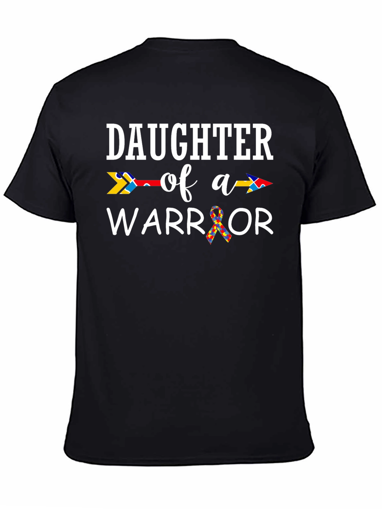 Daughter of a Warrior Autism Awareness T-Shirt