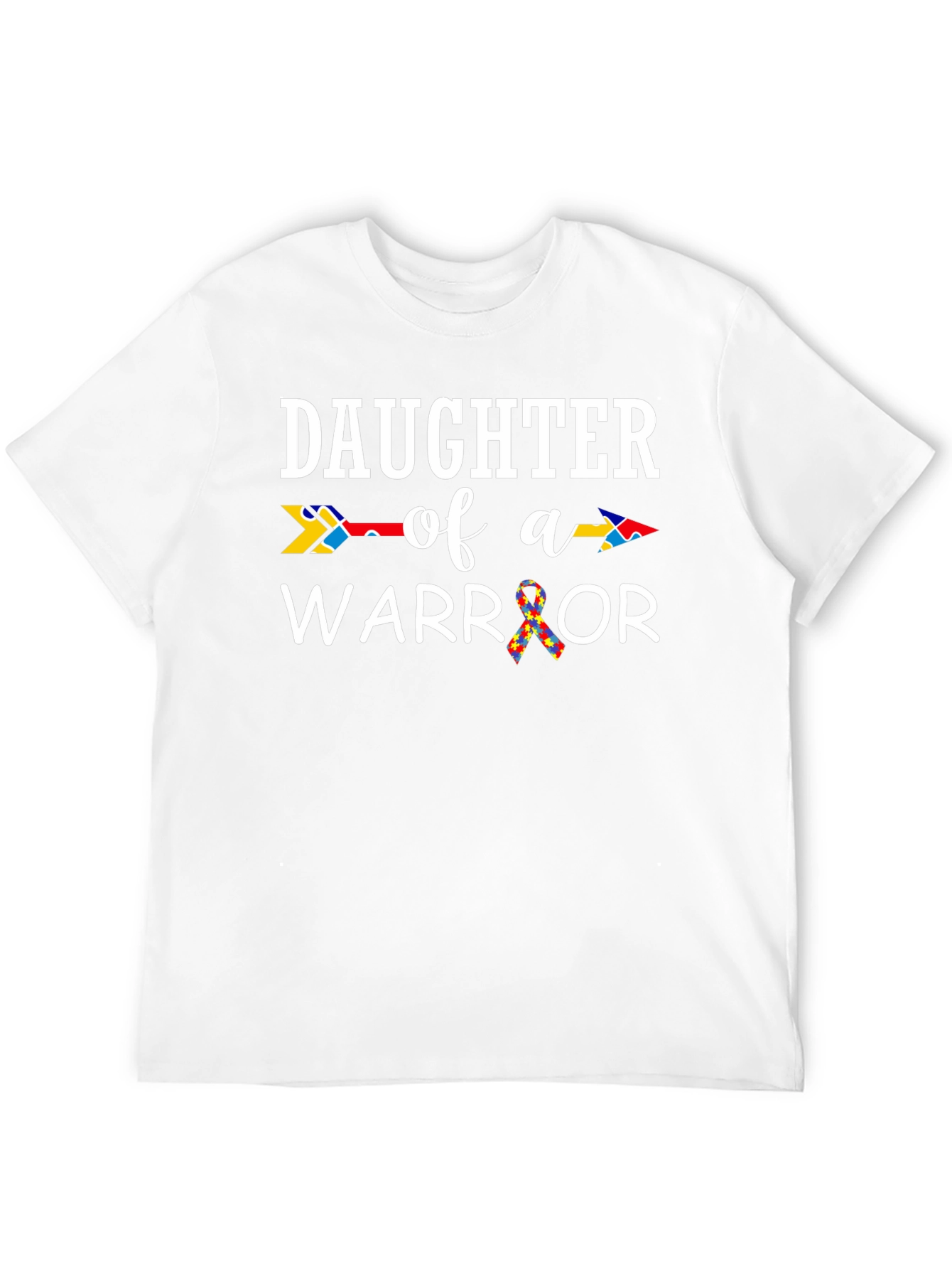 Daughter of a Warrior Autism Awareness T-Shirt