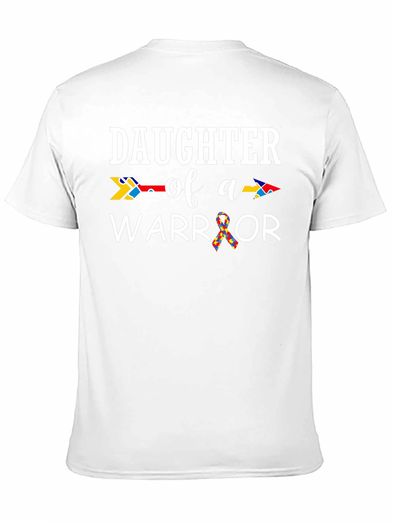 Daughter of a Warrior Autism Awareness T-Shirt