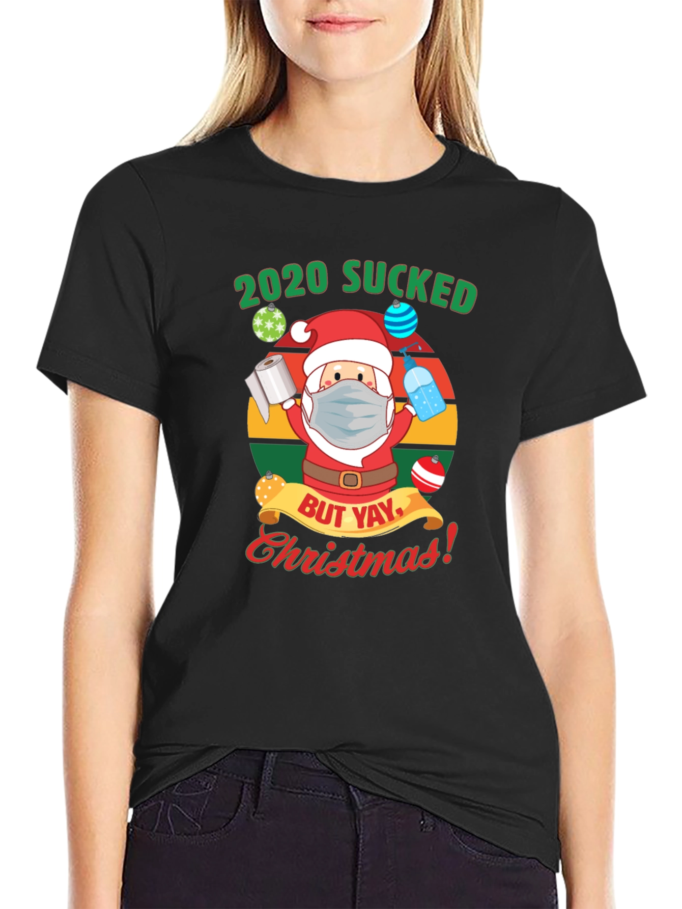 2020 Sucked But Yay Christmas Graphic Tee