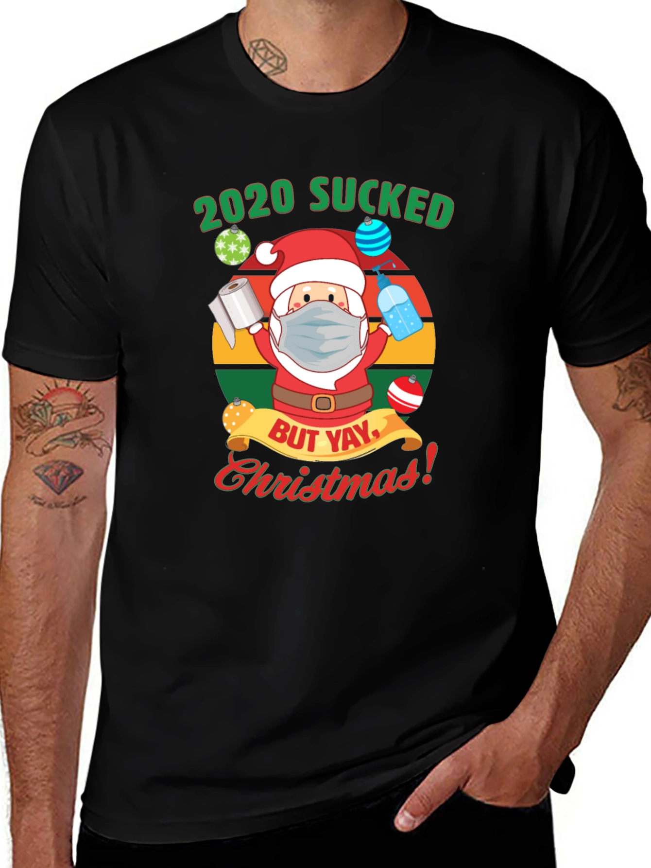 2020 Sucked But Yay Christmas Graphic Tee