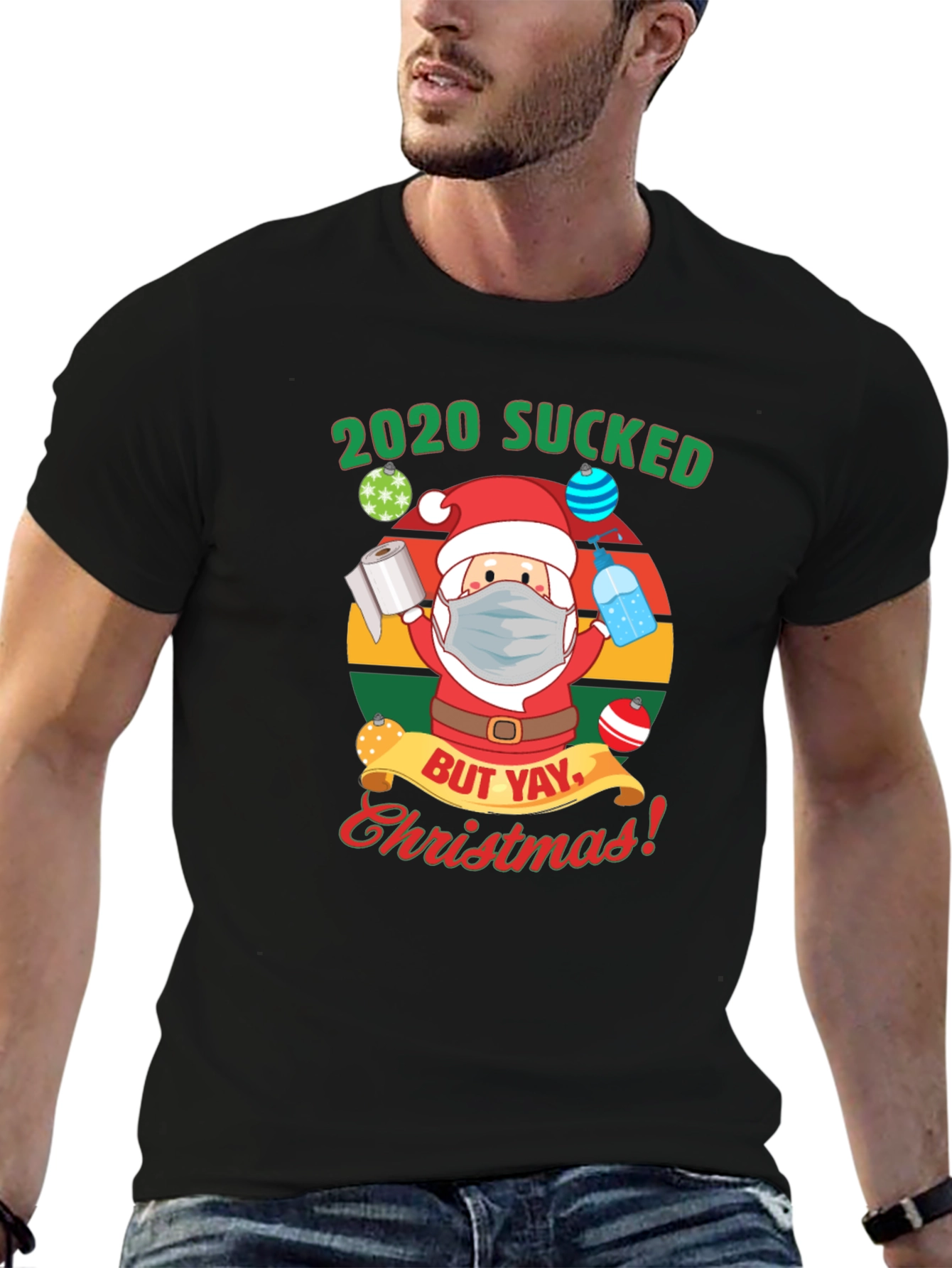 2020 Sucked But Yay Christmas Graphic Tee
