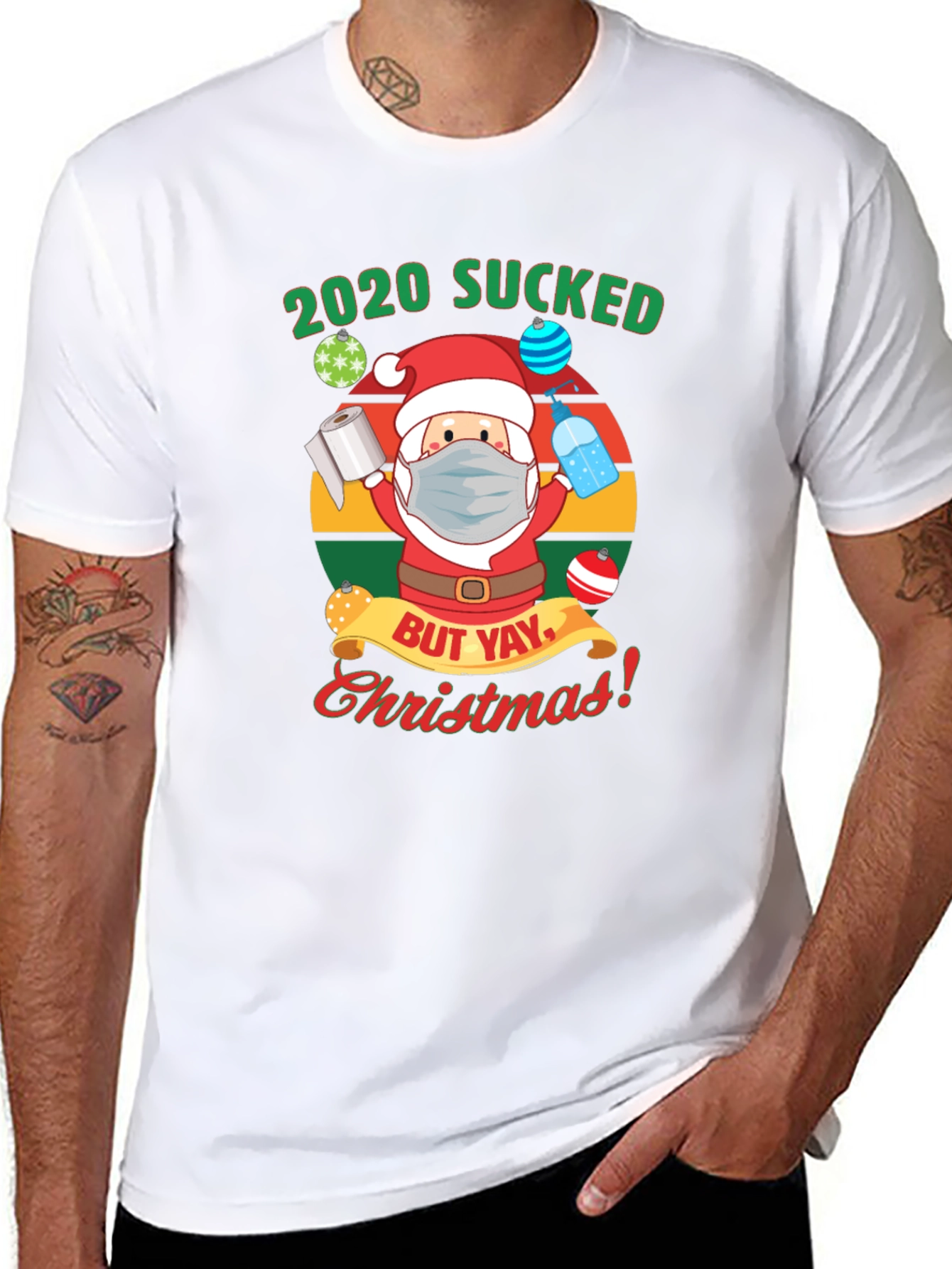 2020 Sucked But Yay Christmas Graphic Tee