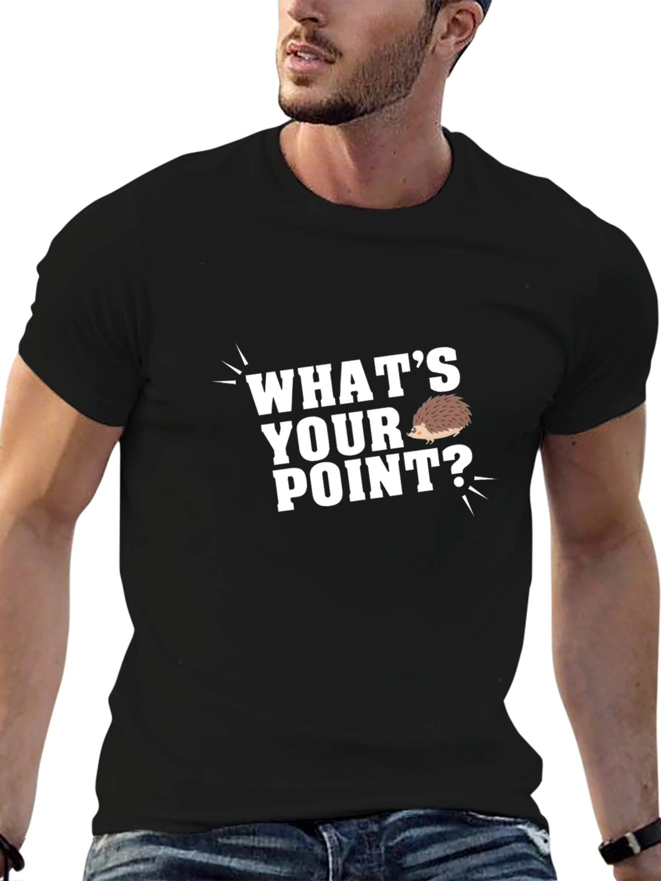 Whats Your Point? T-Shirt - Hedgehog Humor
