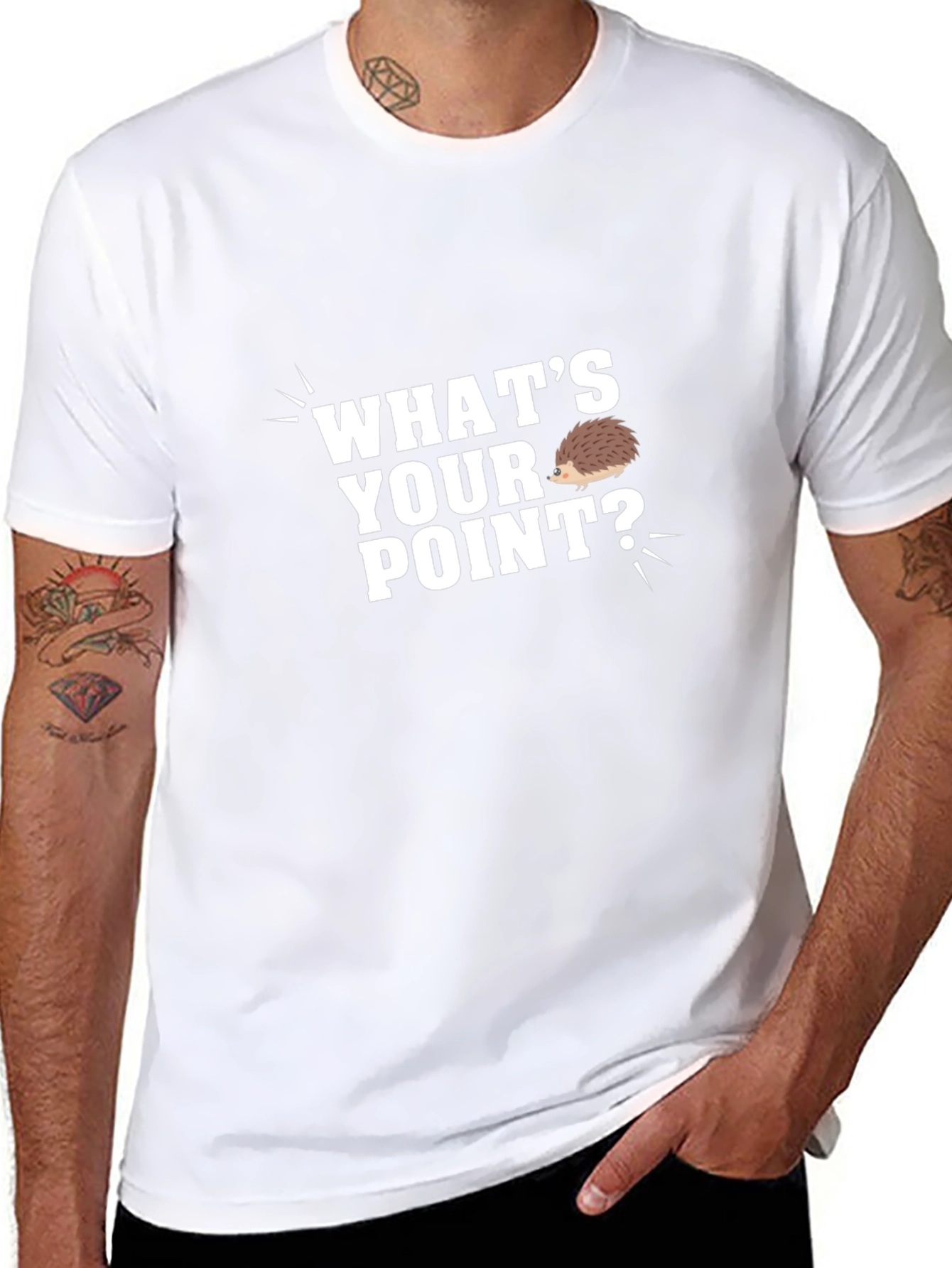 Whats Your Point? T-Shirt - Hedgehog Humor