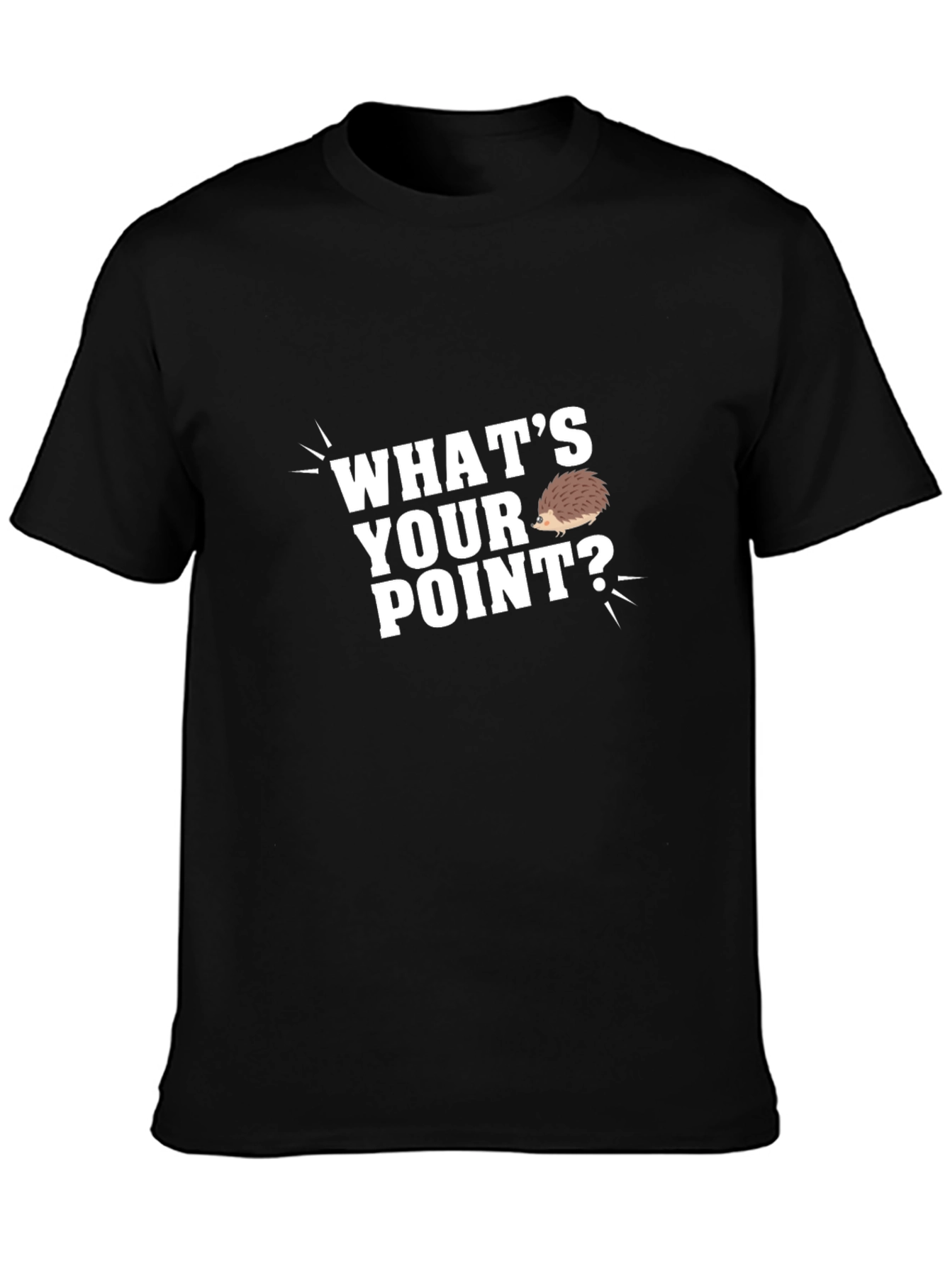Whats Your Point? T-Shirt - Hedgehog Humor