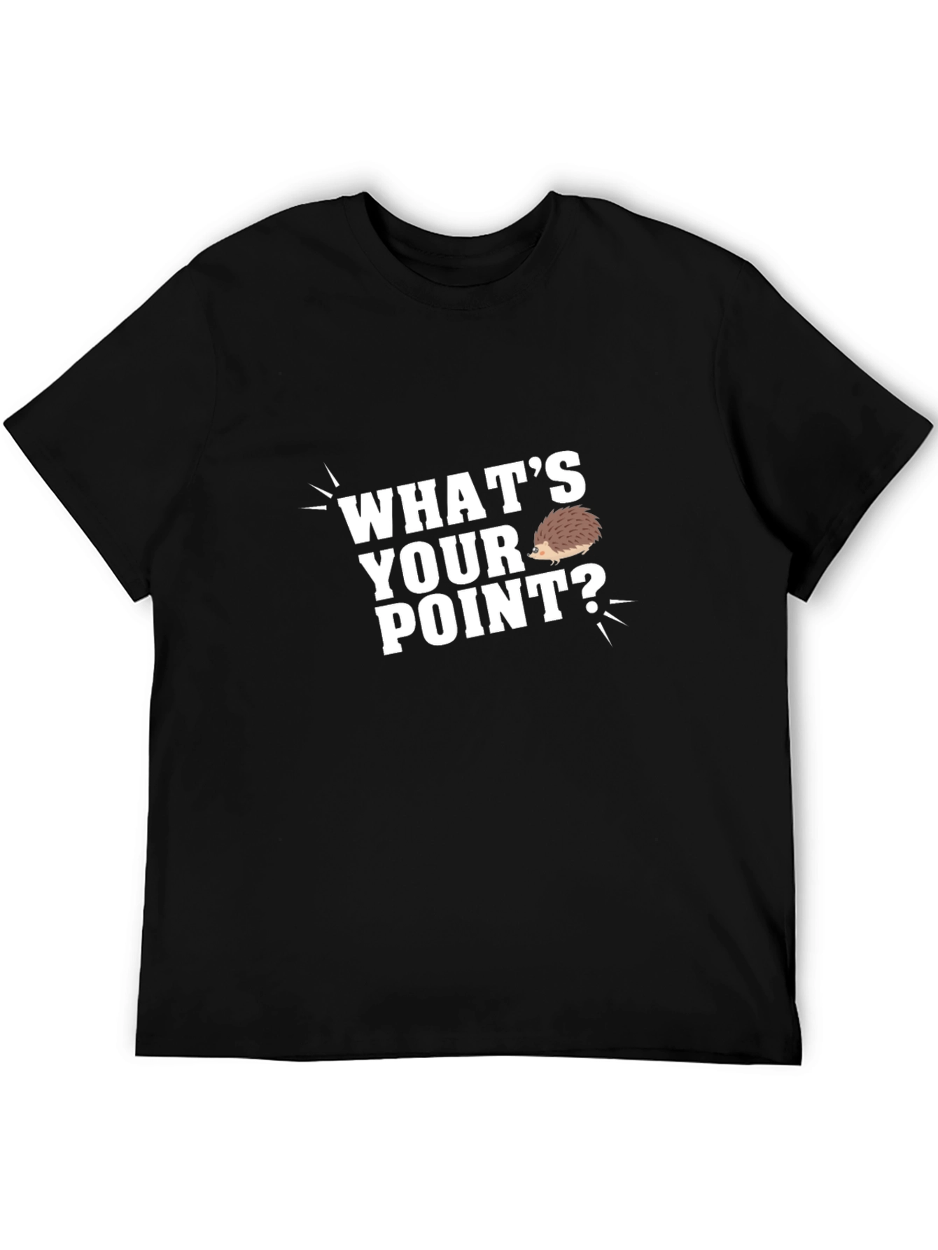 Whats Your Point? T-Shirt - Hedgehog Humor