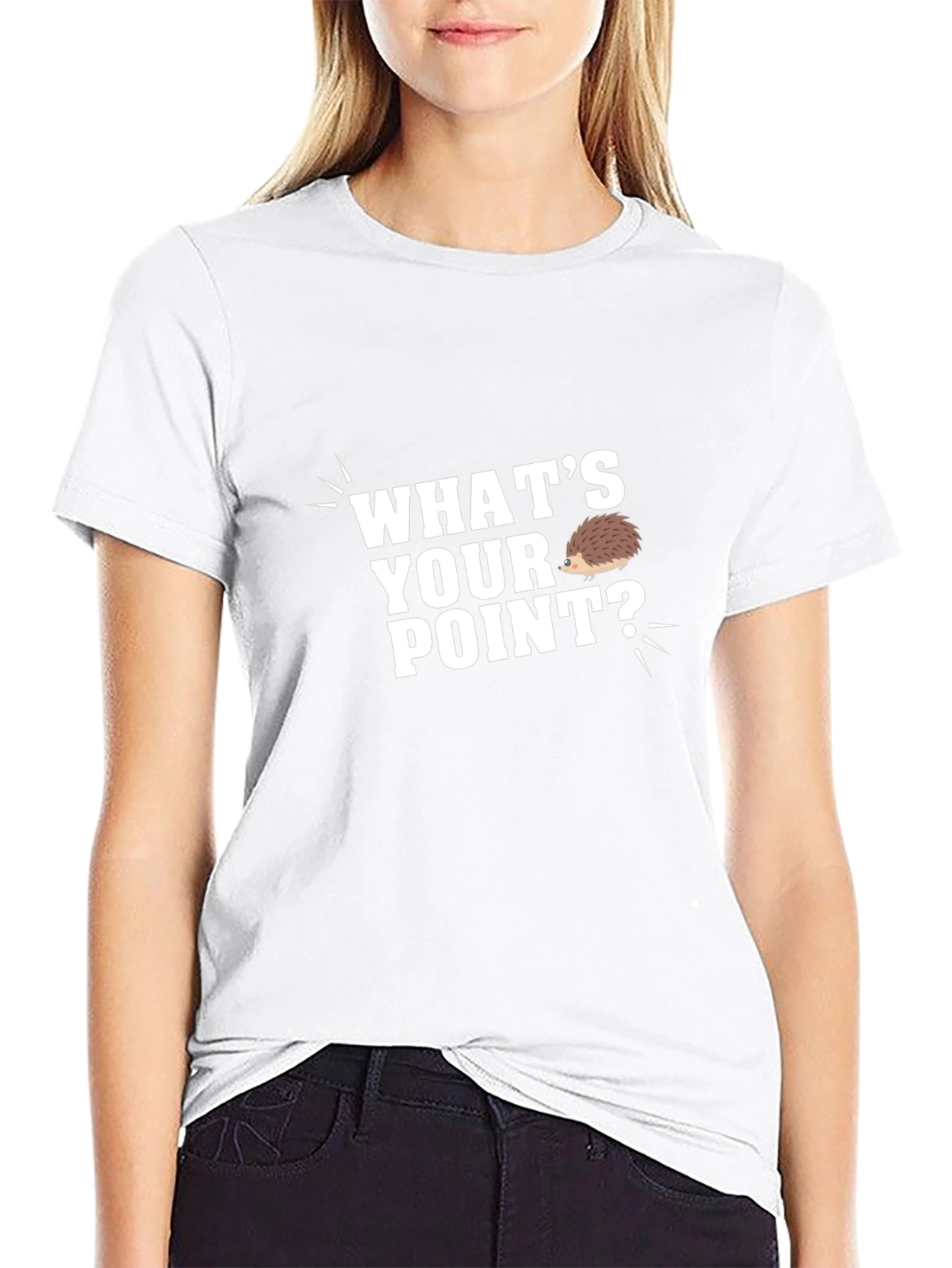 Whats Your Point? T-Shirt - Hedgehog Humor