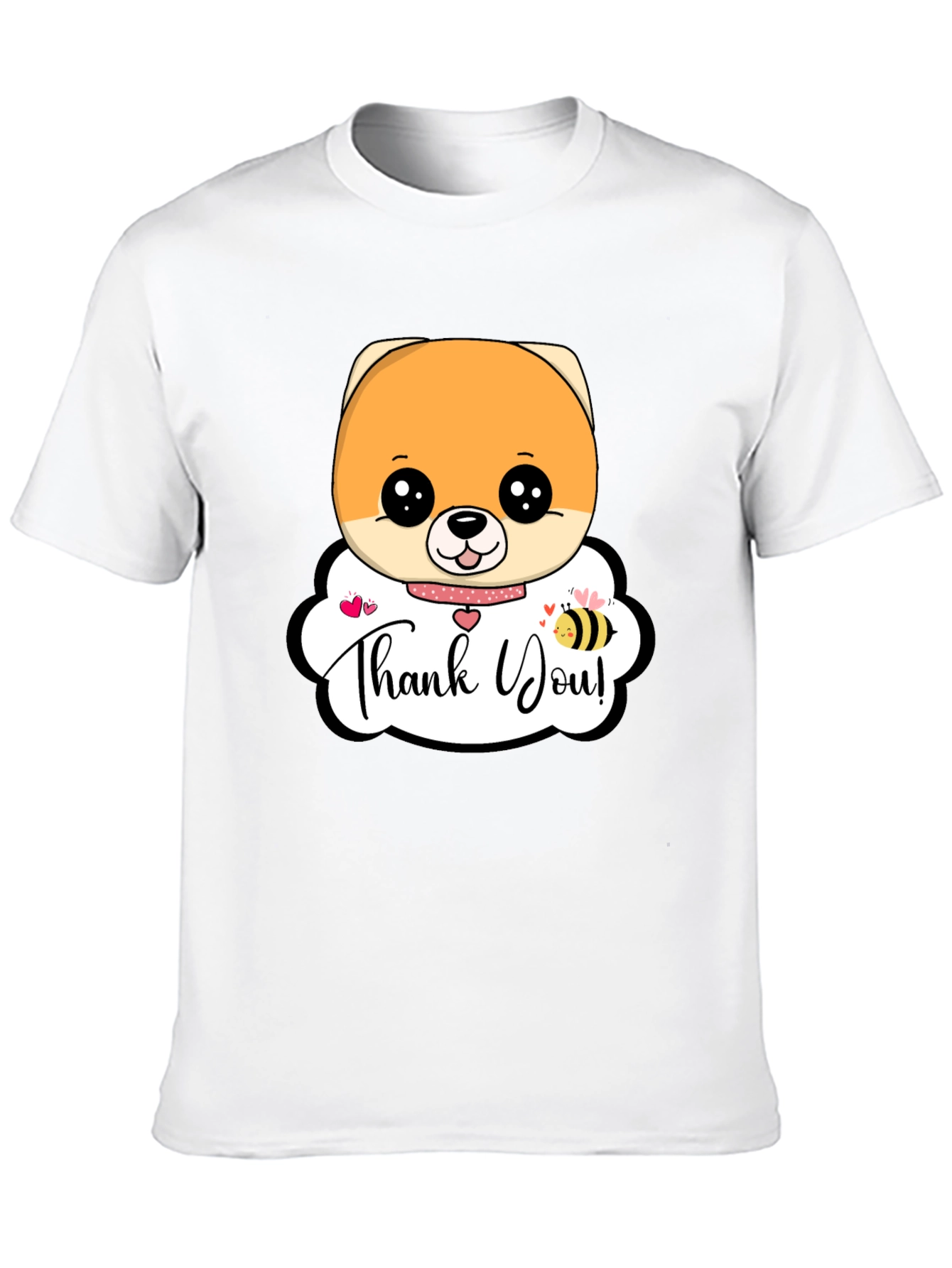 Cute Dog Thank You T-Shirt