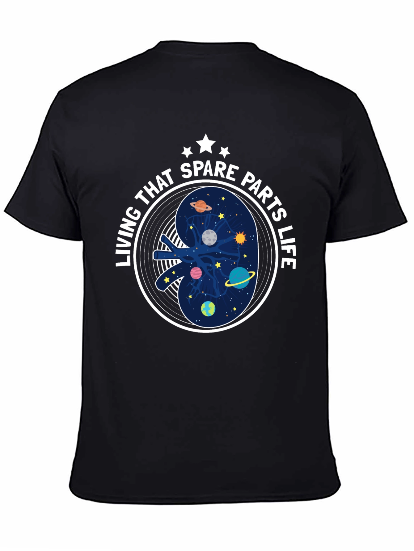 Spare Parts Life Kidney Graphic Tee - Black