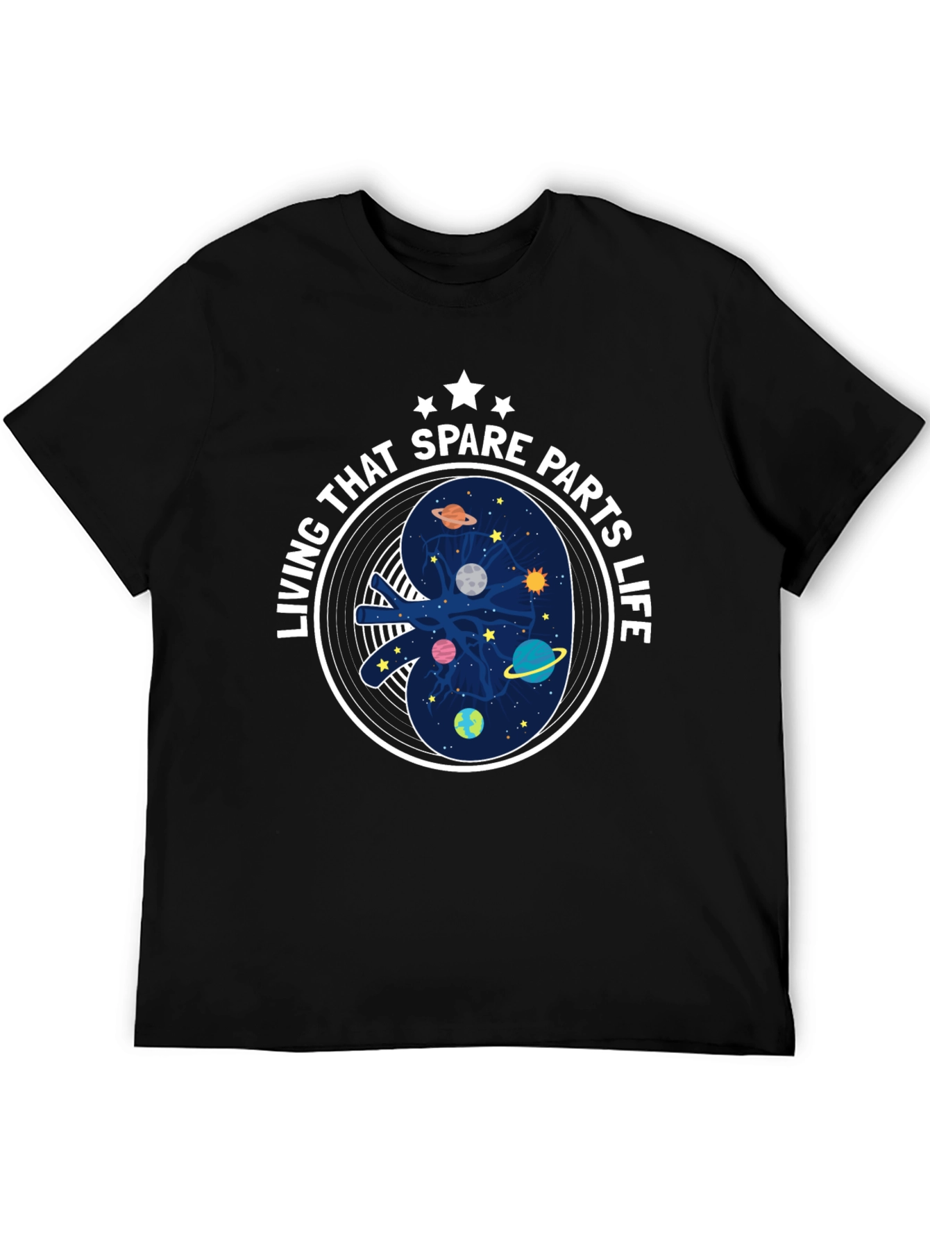 Spare Parts Life Kidney Graphic Tee - Black
