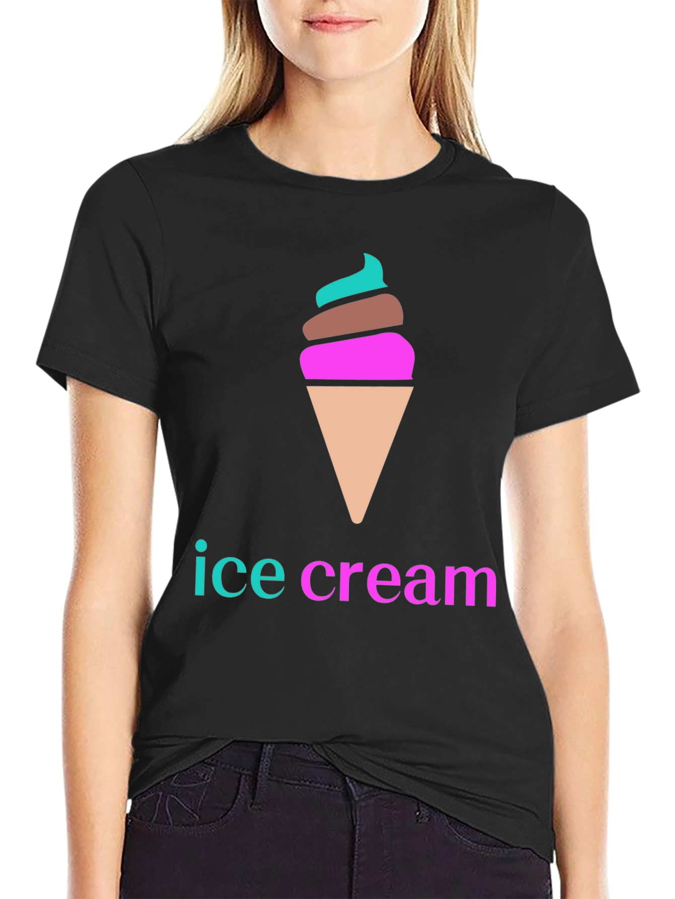 Ice Cream Graphic Tee - Fun Summer Shirt