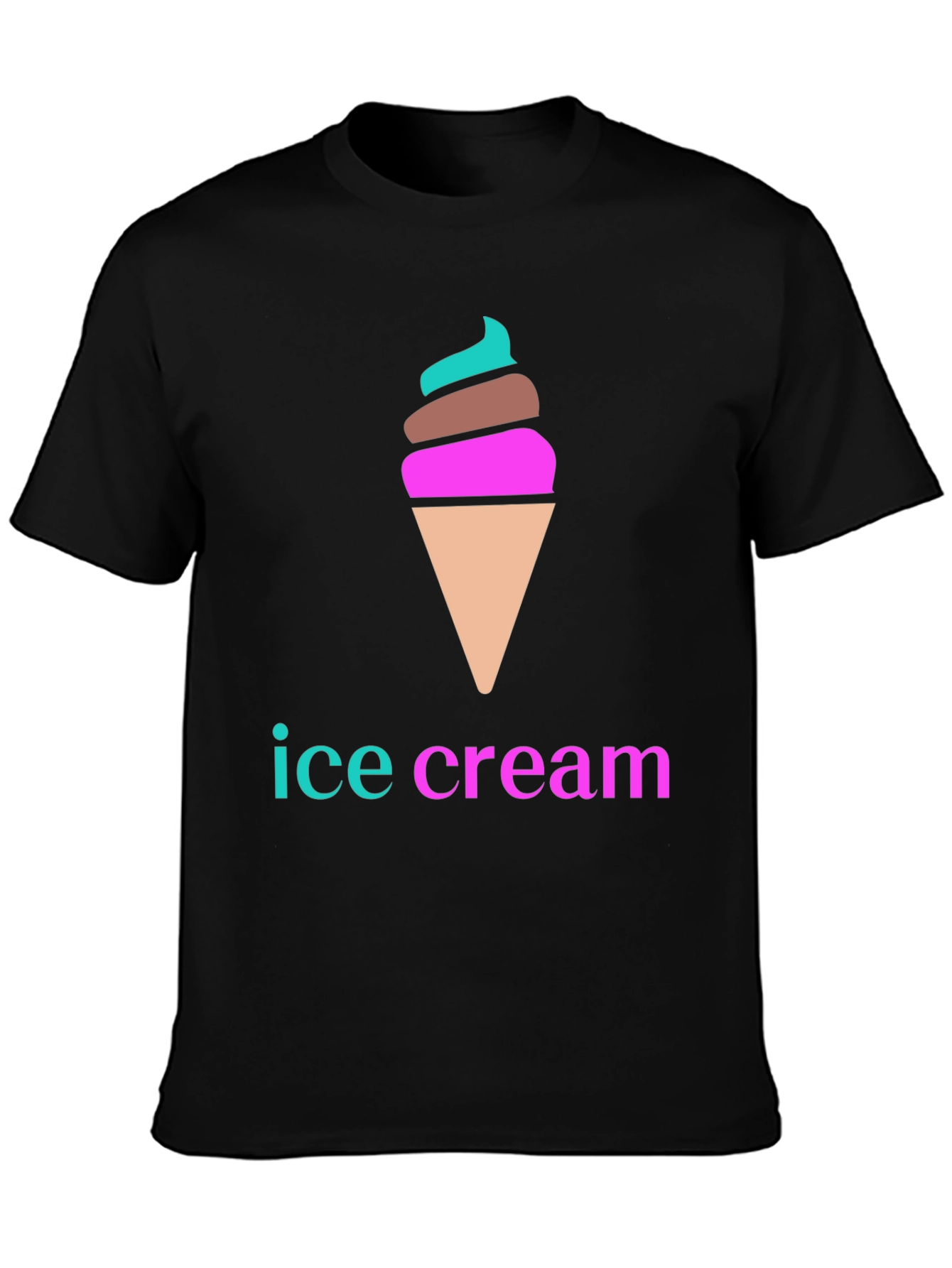 Ice Cream Graphic Tee - Fun Summer Shirt