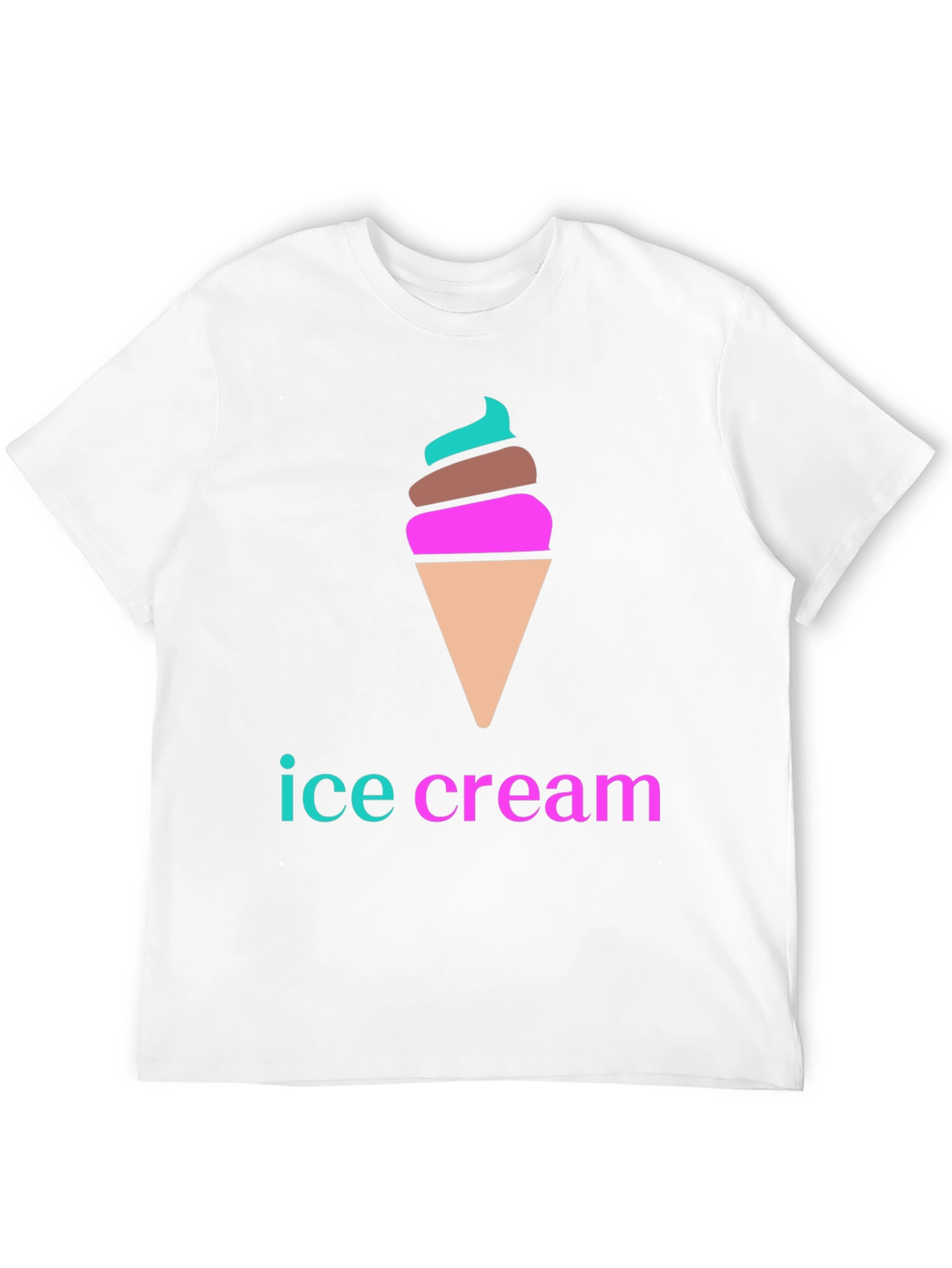Ice Cream Graphic Tee - Fun Summer Shirt