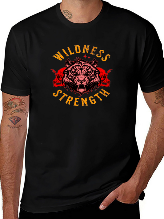 Wildness Strength Tiger Graphic Tee
