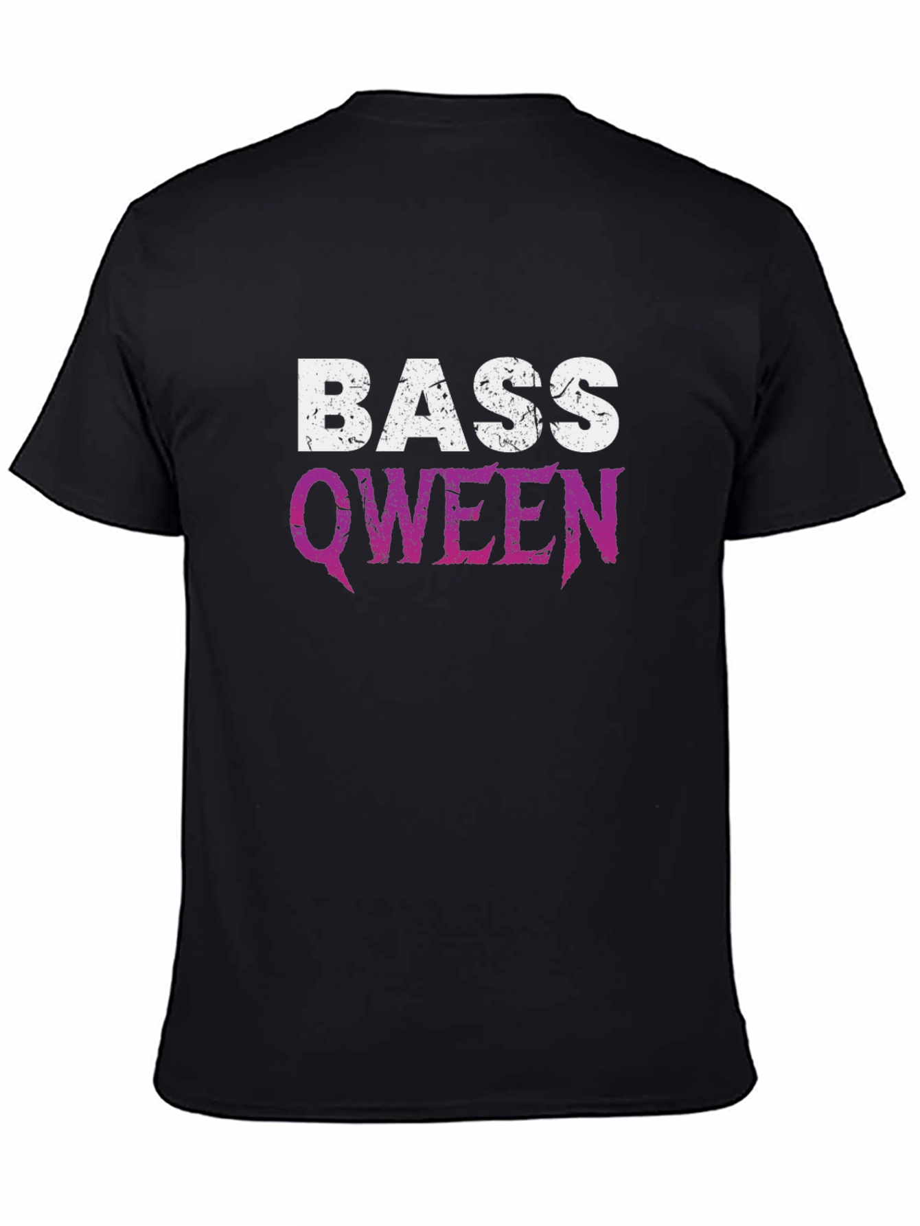 Bass Qween Graphic T-Shirt - Black