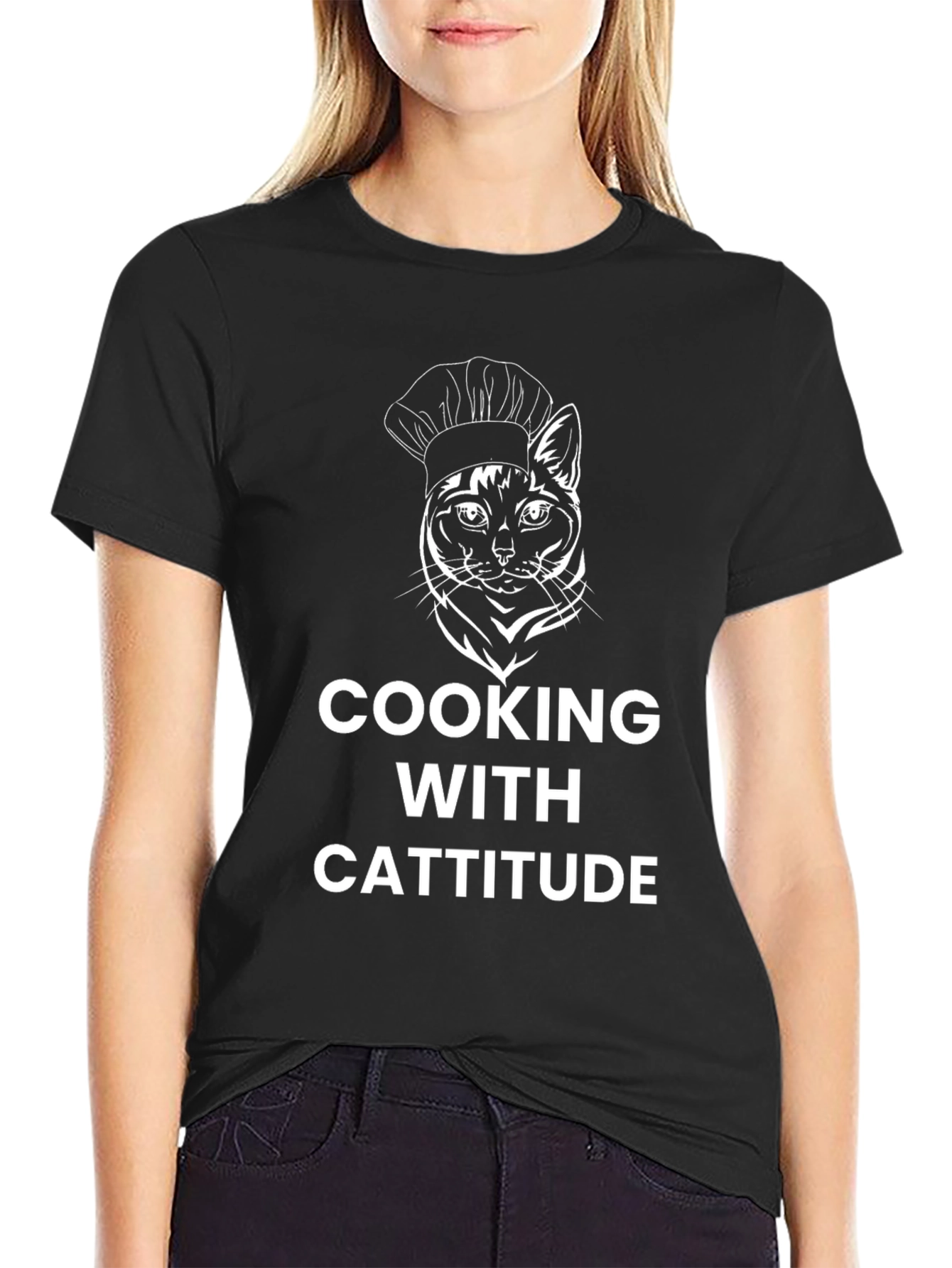 Cooking with Cattitude T-Shirt