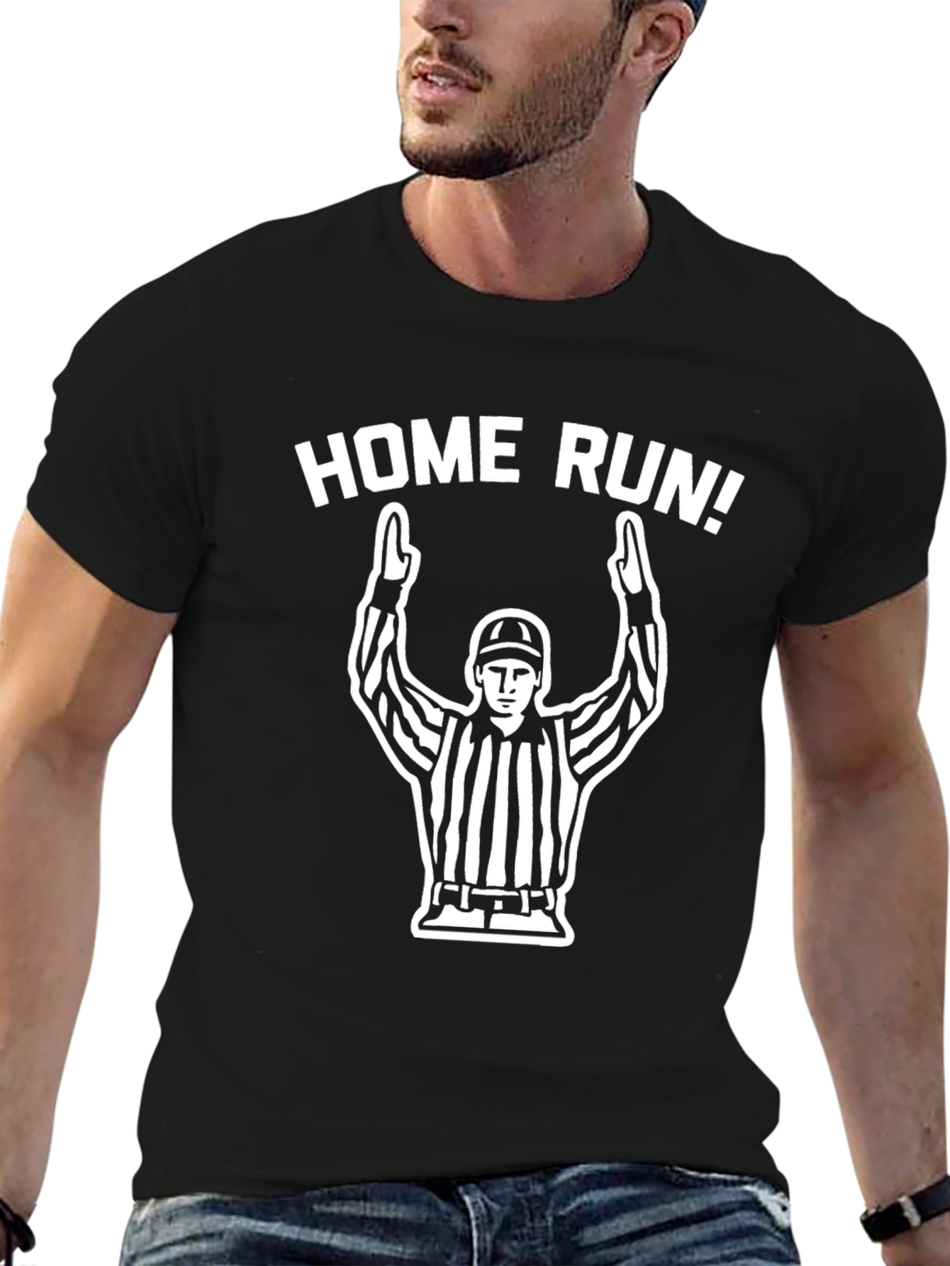 Home Run Umpire Graphic Tee - Baseball Fan T-Shirt