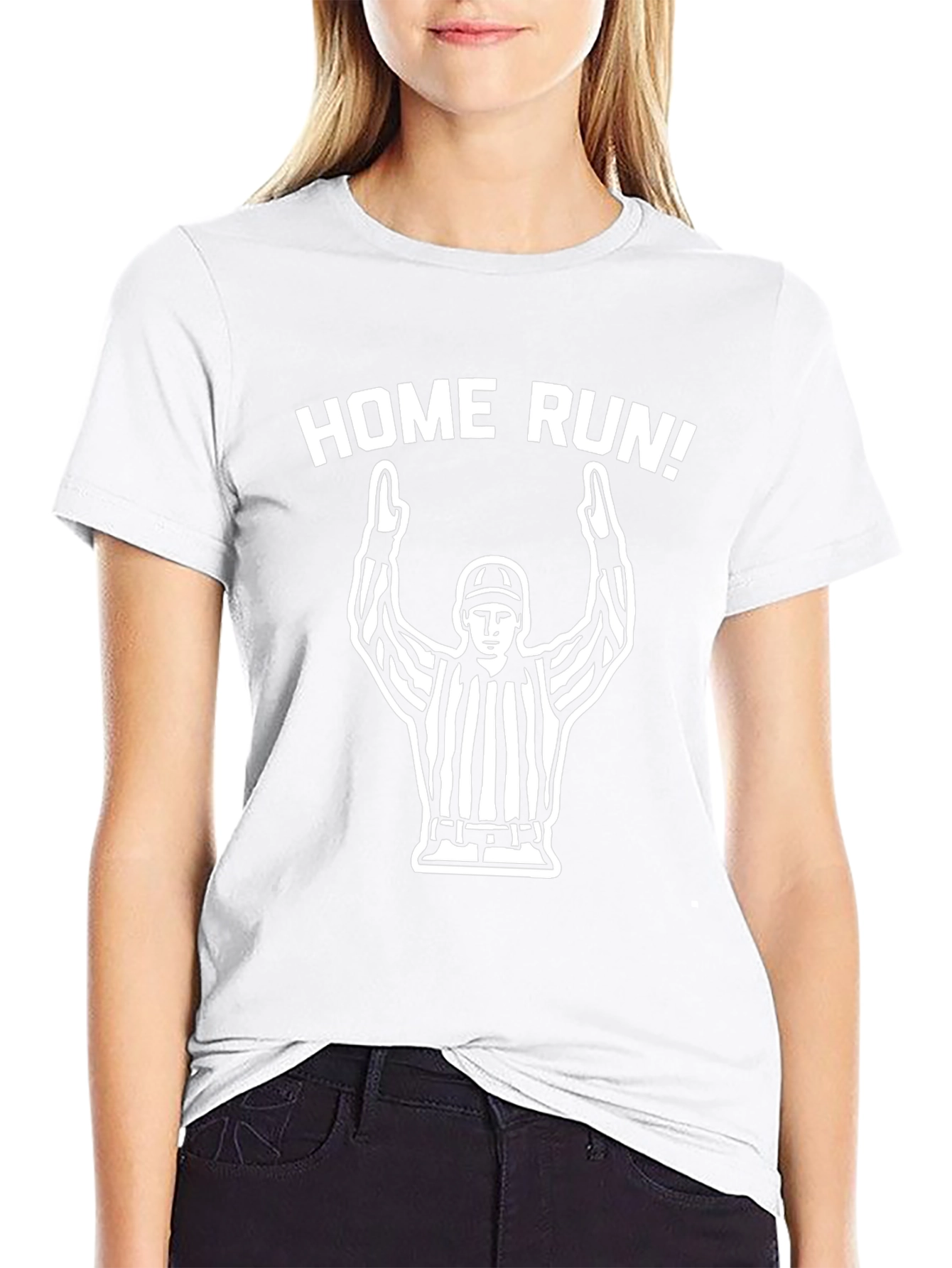 Home Run Umpire Graphic Tee - Baseball Fan T-Shirt
