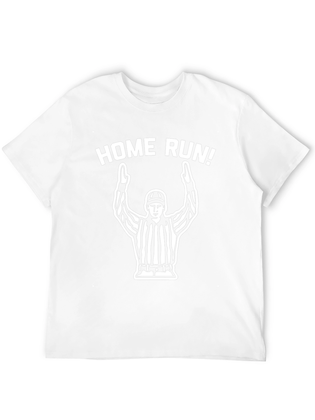 Home Run Umpire Graphic Tee - Baseball Fan T-Shirt