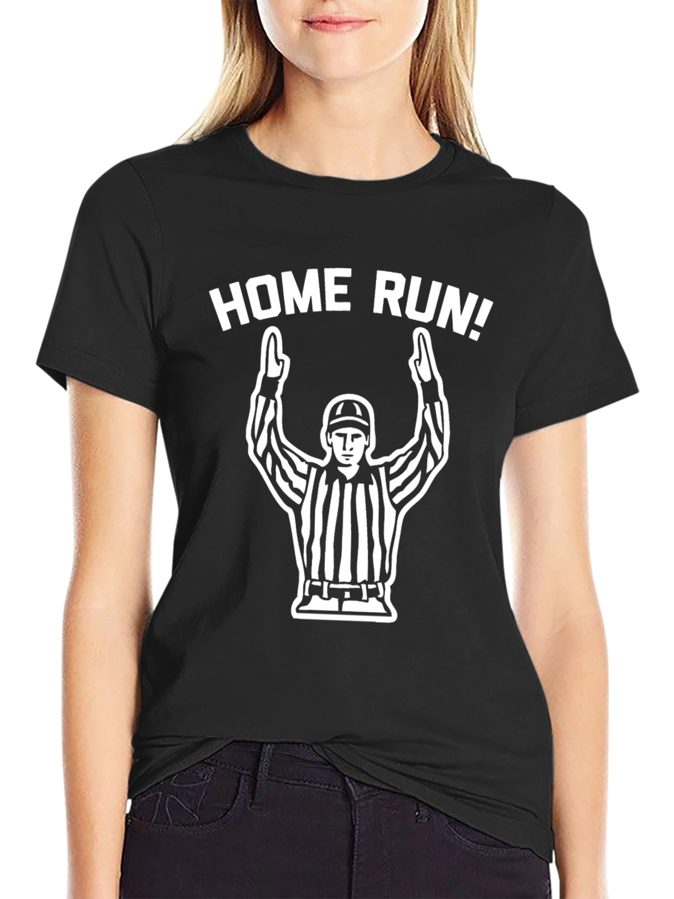Home Run Umpire Graphic Tee - Baseball Fan T-Shirt