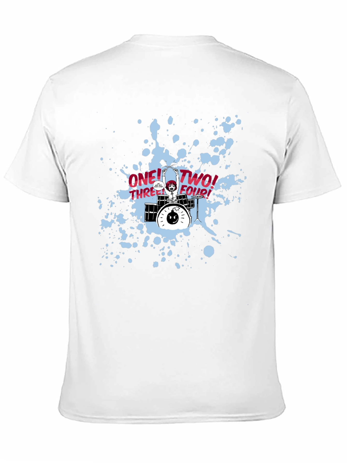 Scott Pilgrim Drummer T-Shirt: One Two Three Four!