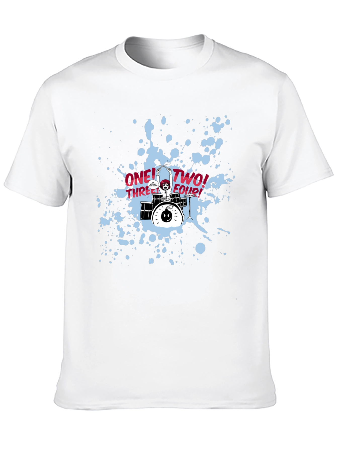 Scott Pilgrim Drummer T-Shirt: One Two Three Four!