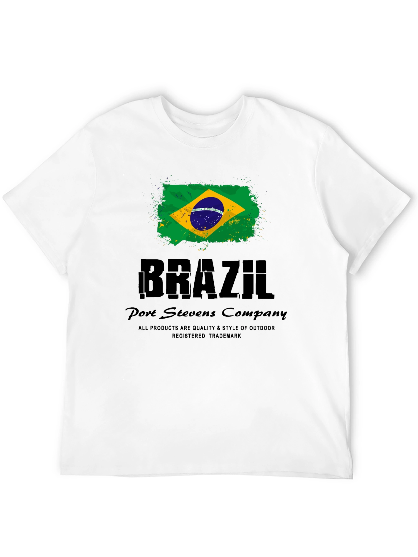 Brazil Flag T-Shirt - Port Stevens Company