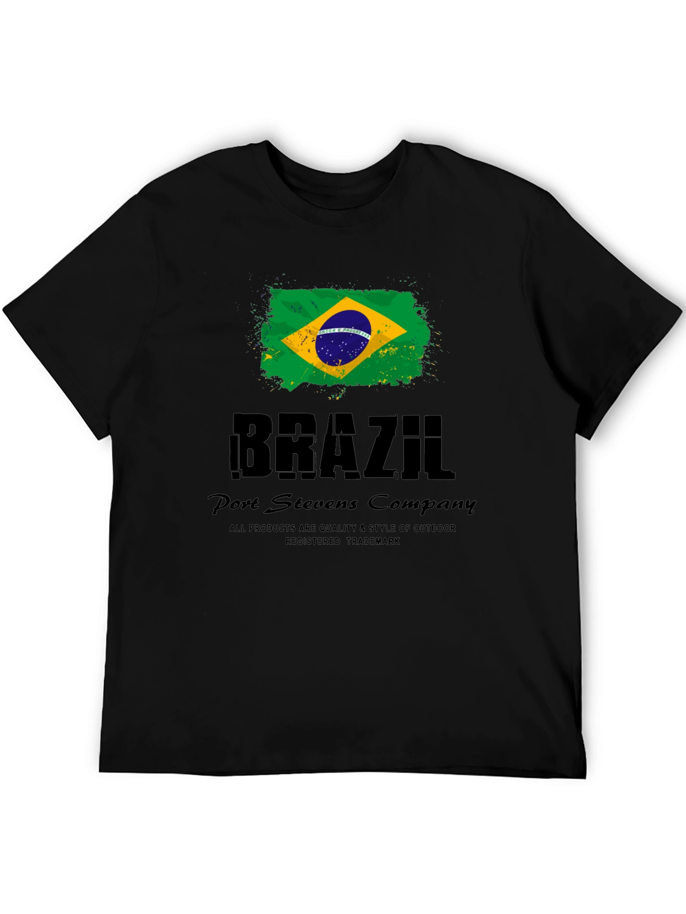 Brazil Flag T-Shirt - Port Stevens Company