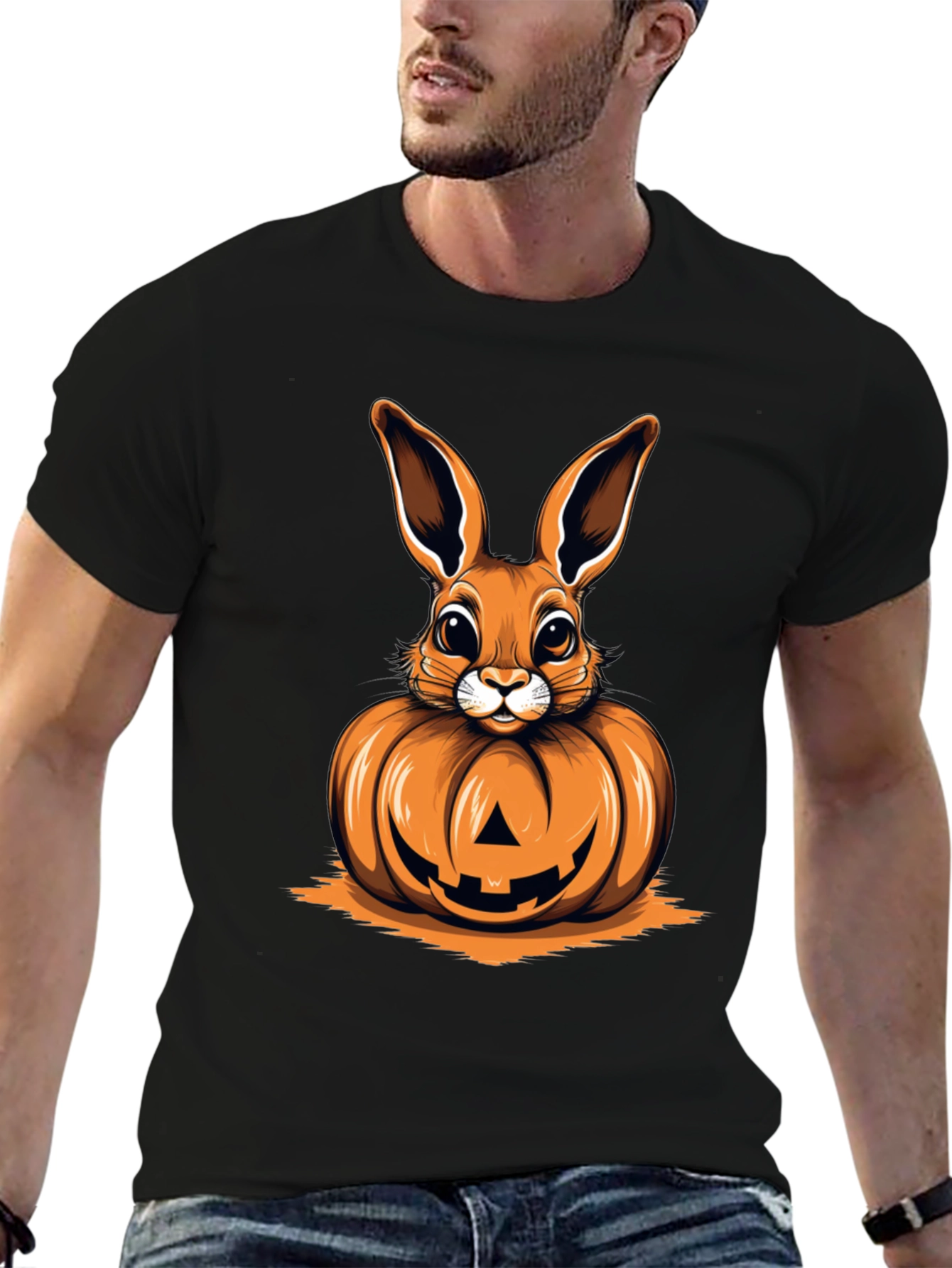 Pumpkin Rabbit Graphic Tee