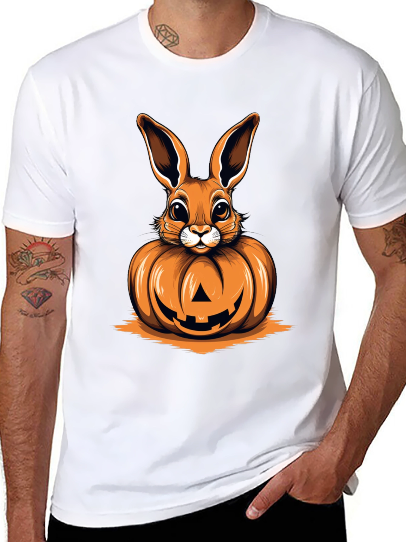 Pumpkin Rabbit Graphic Tee