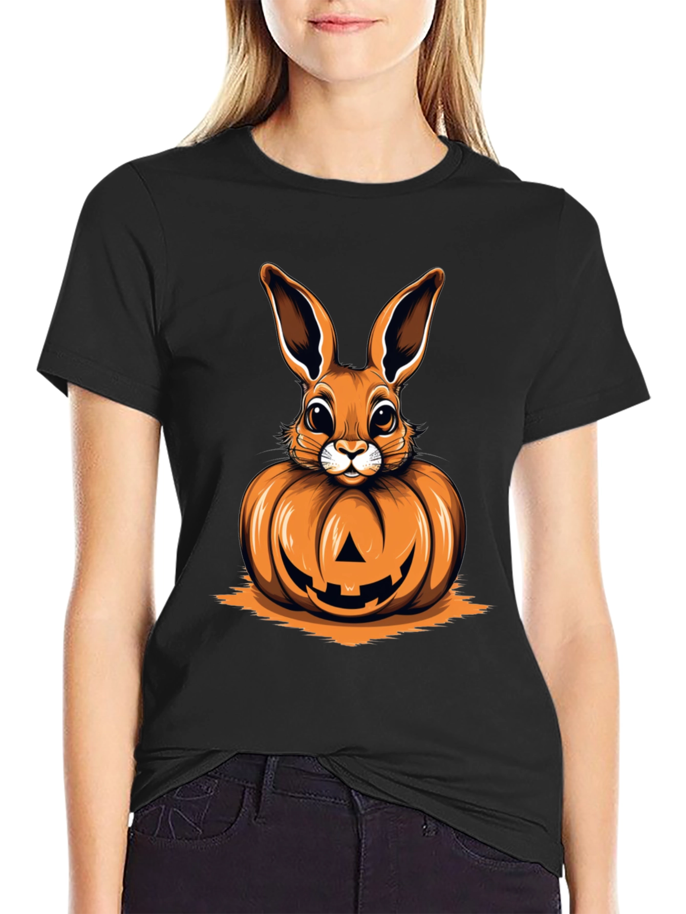 Pumpkin Rabbit Graphic Tee