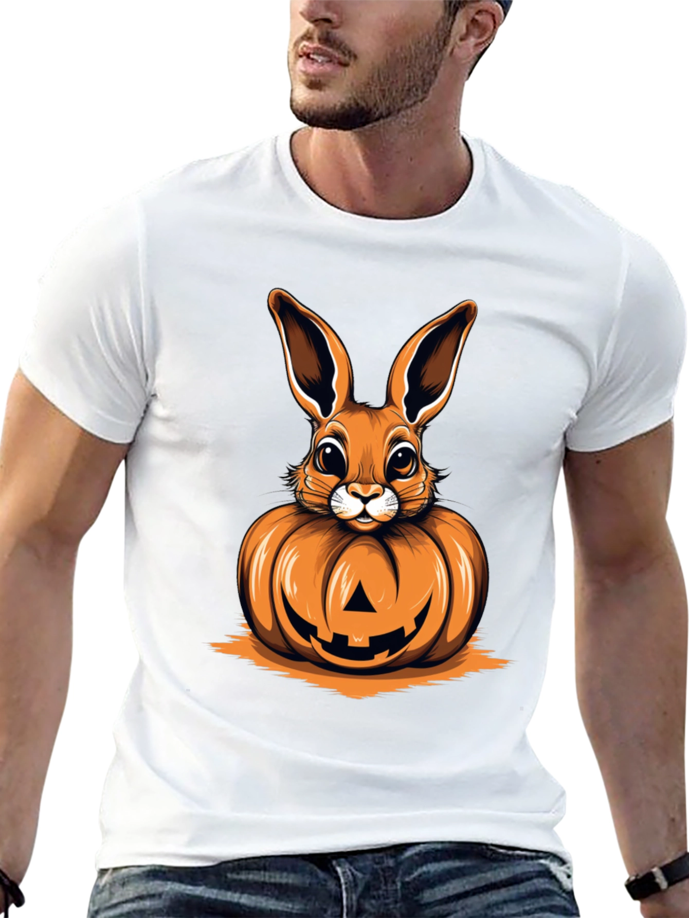 Pumpkin Rabbit Graphic Tee